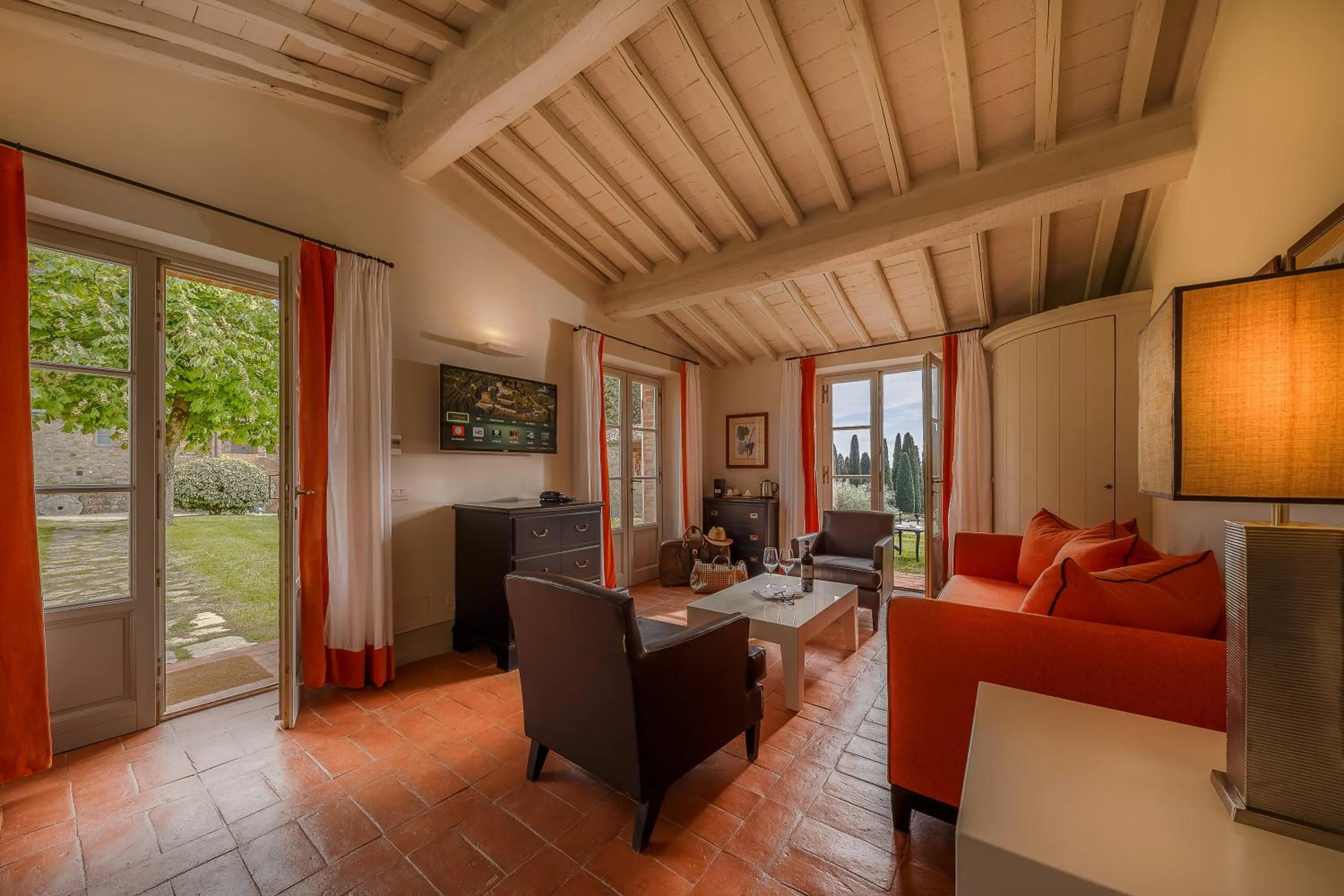 Seating area in Borgo Scopeto Wine & Country Relais