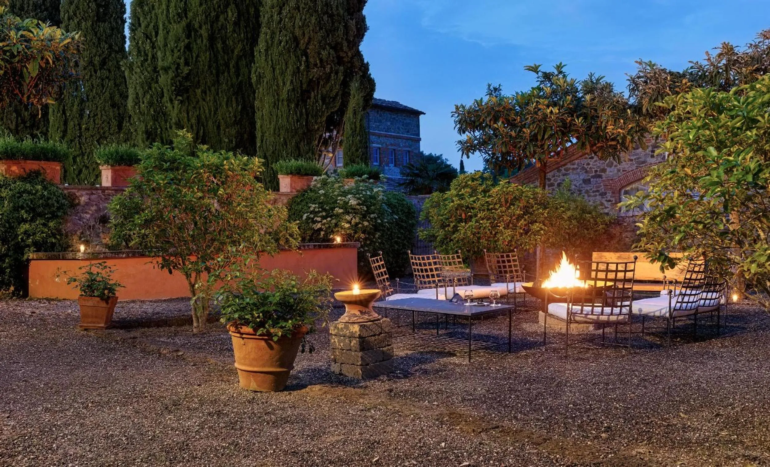 Garden in Borgo Scopeto Wine & Country Relais