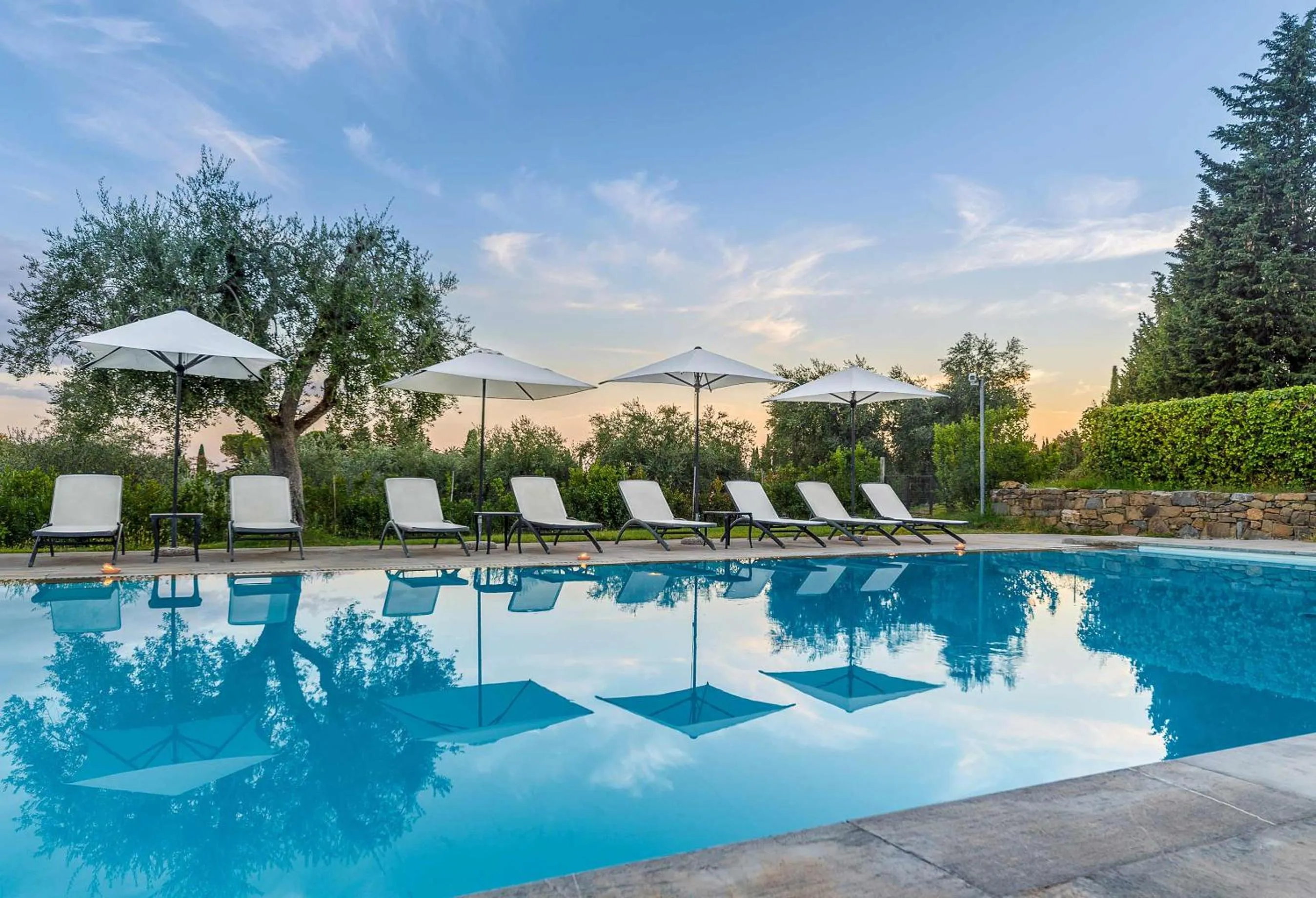 Swimming pool in Borgo Scopeto Wine & Country Relais