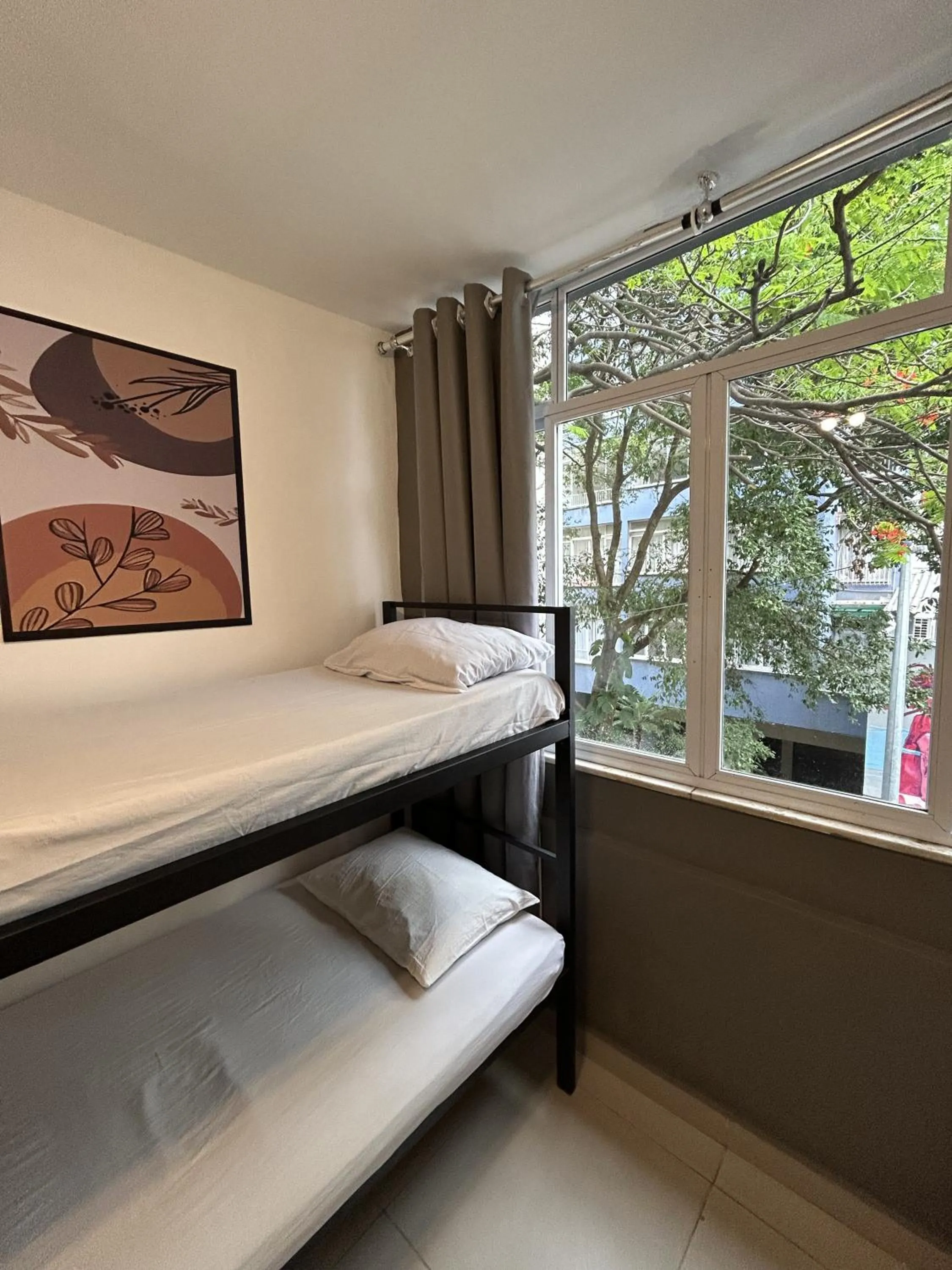 Bed in El Misti Suites Copacabana