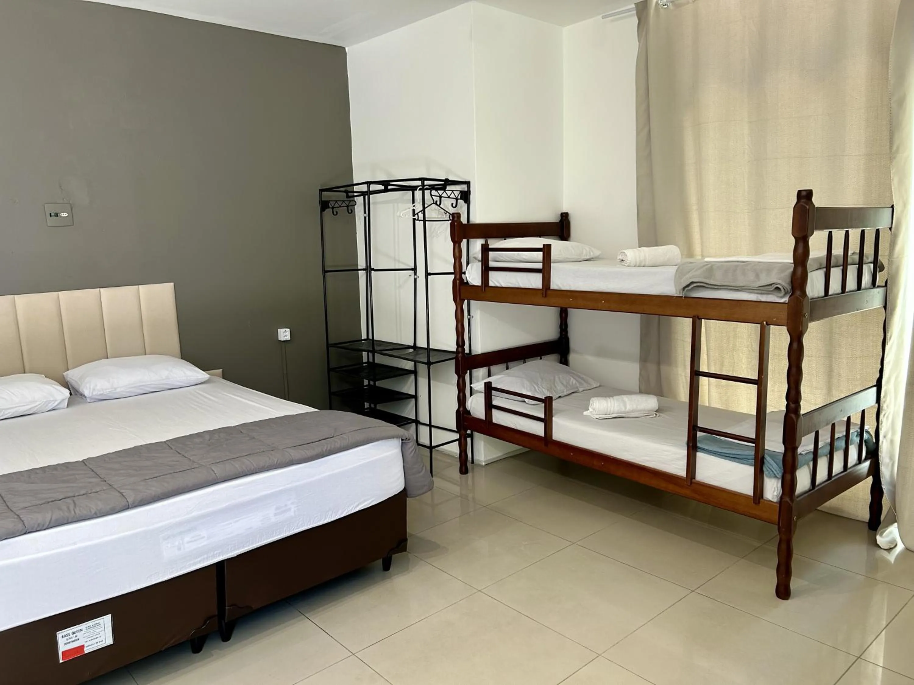 Bed in El Misti Suites Copacabana