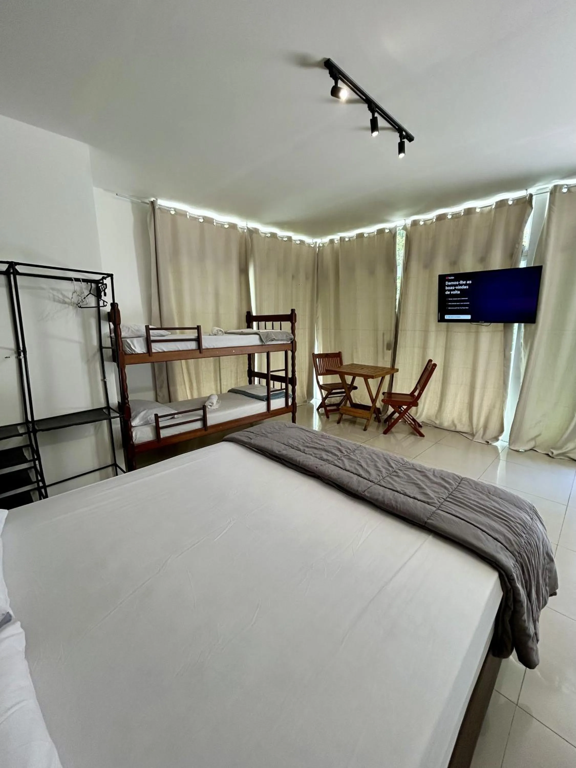 Bed in El Misti Suites Copacabana