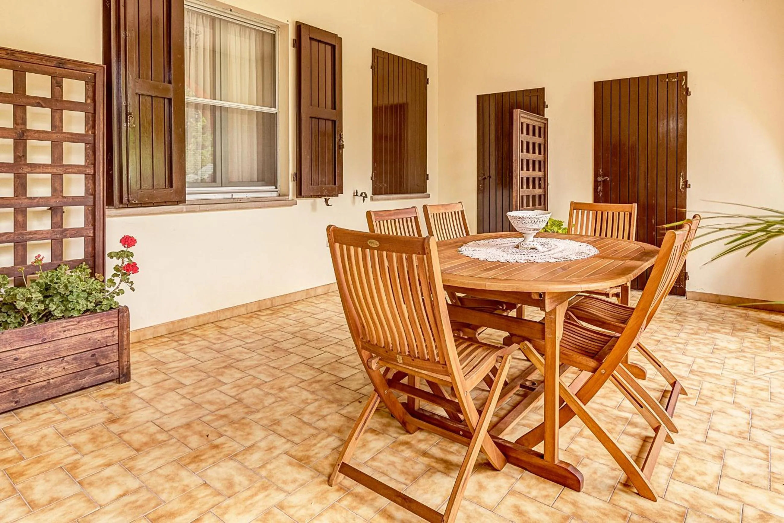 Patio in Agriturismo I Portici