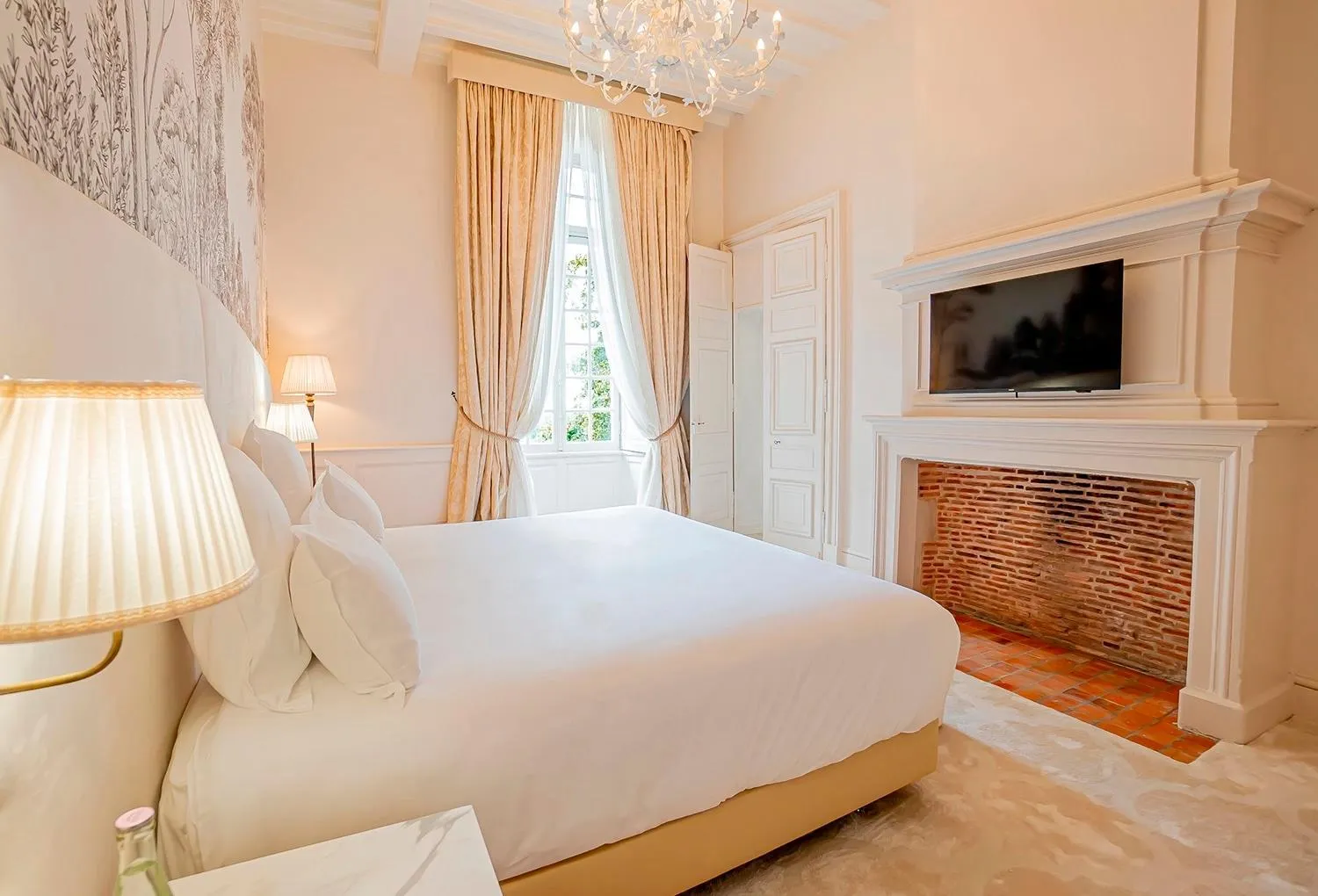 Bed in Château De Noirieux