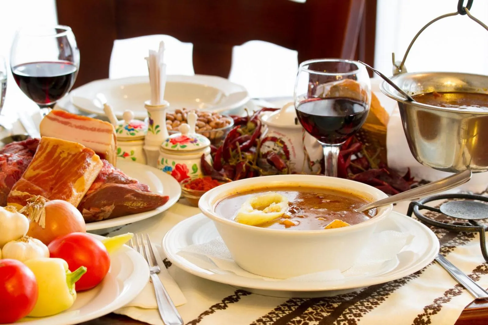 Food and drinks in Hotel Rózsa Csárda