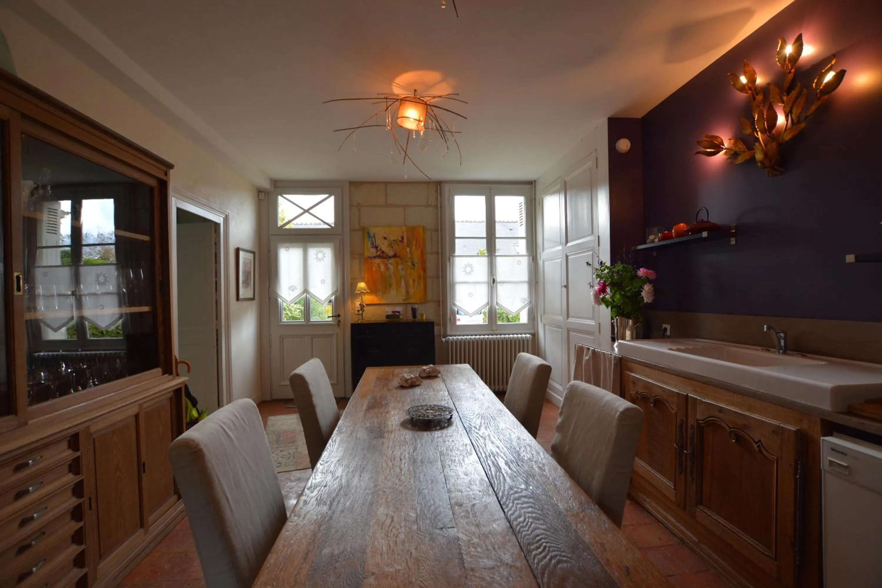 Dining area in La Pénesais