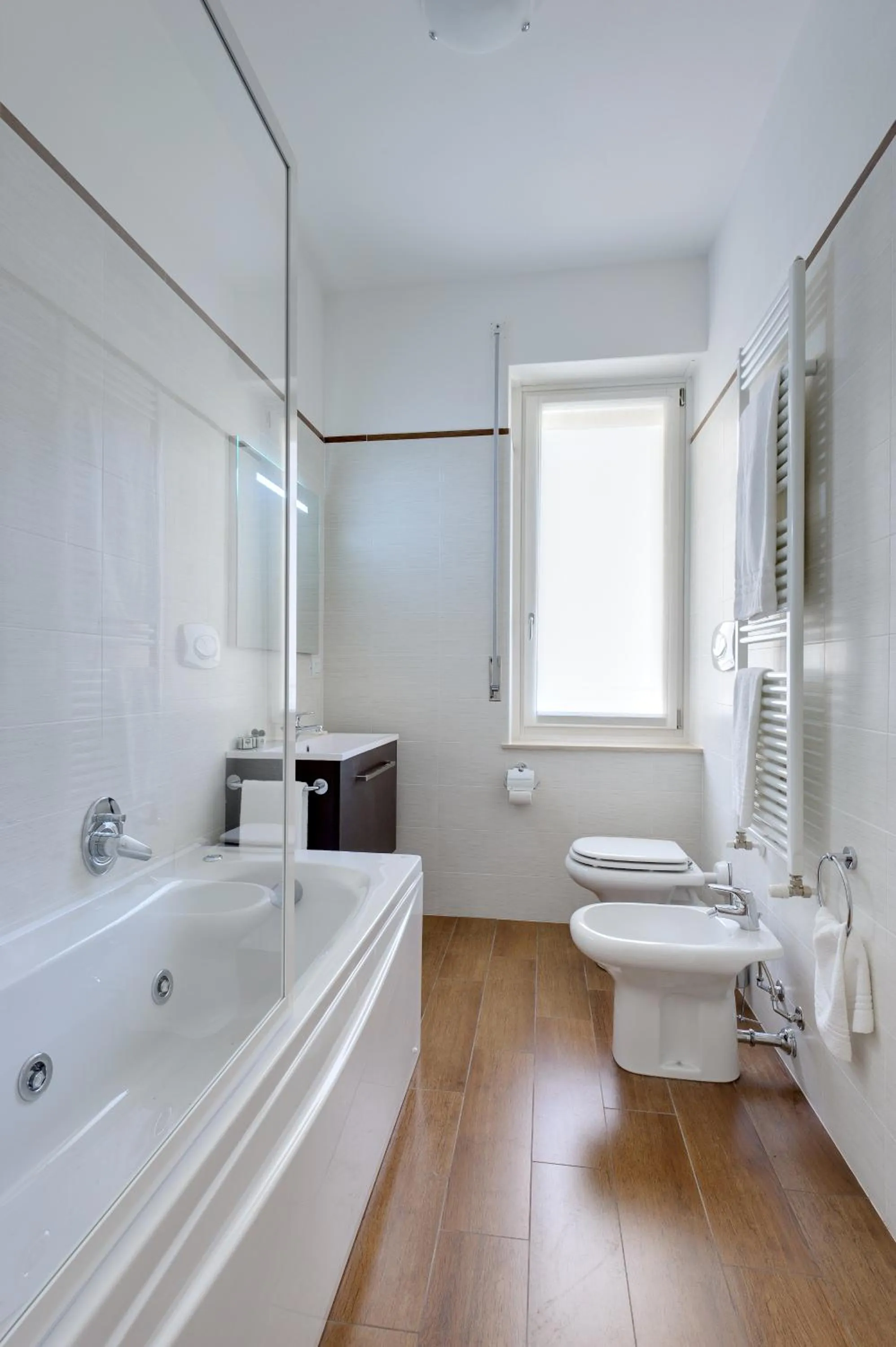 Bathroom in My House Apartments