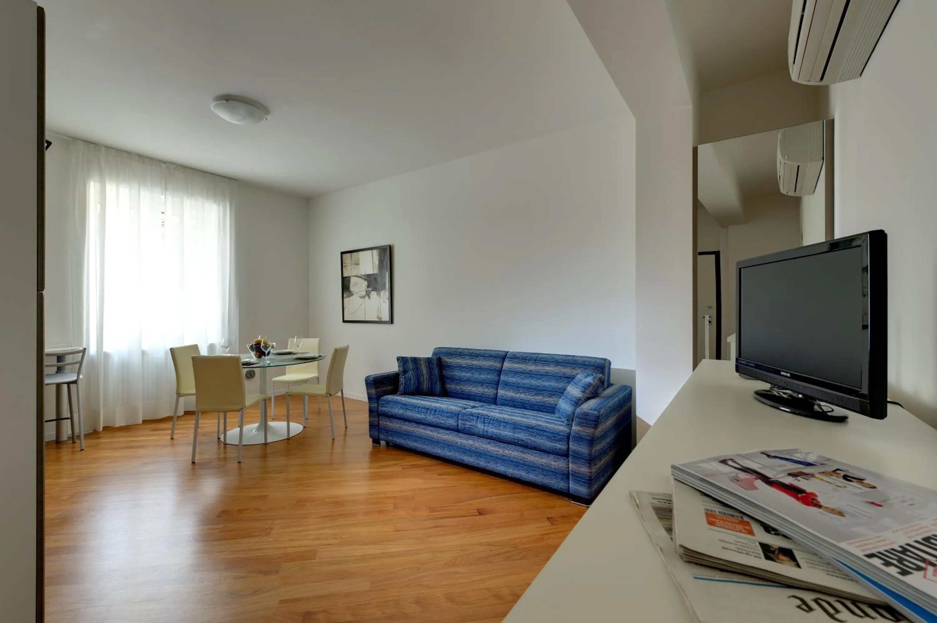 Communal lounge/ TV room in My House Apartments