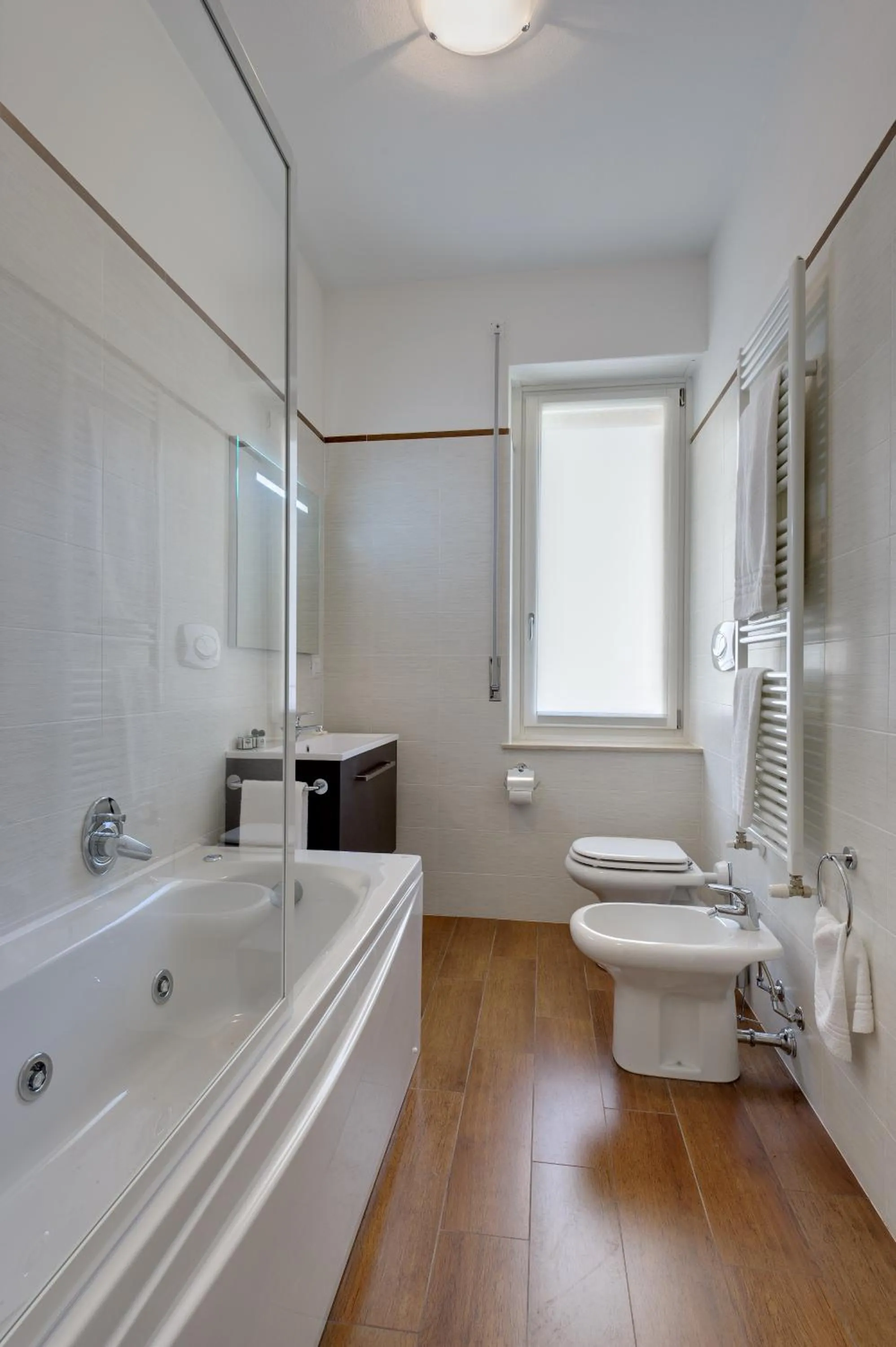 Bathroom in My House Apartments