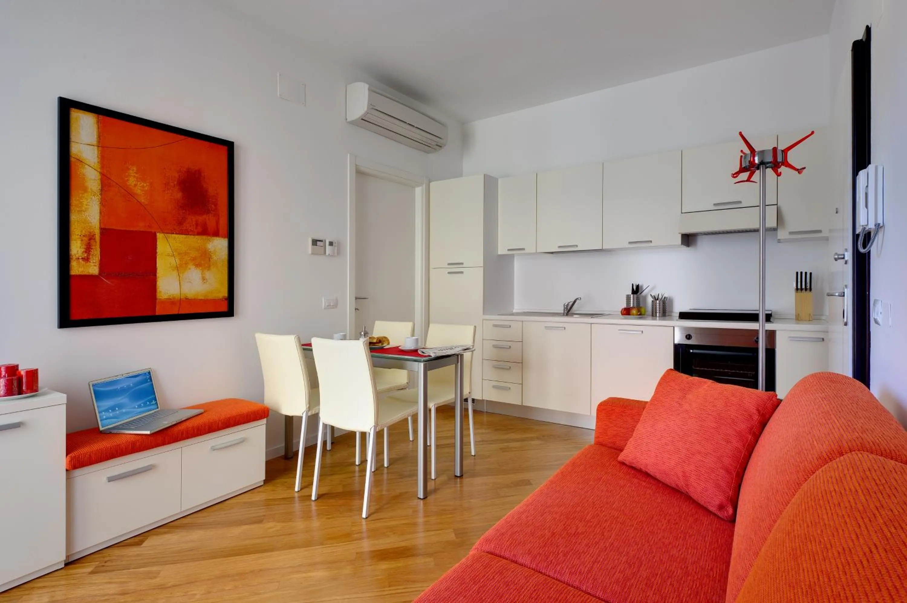 Communal lounge/ TV room in My House Apartments