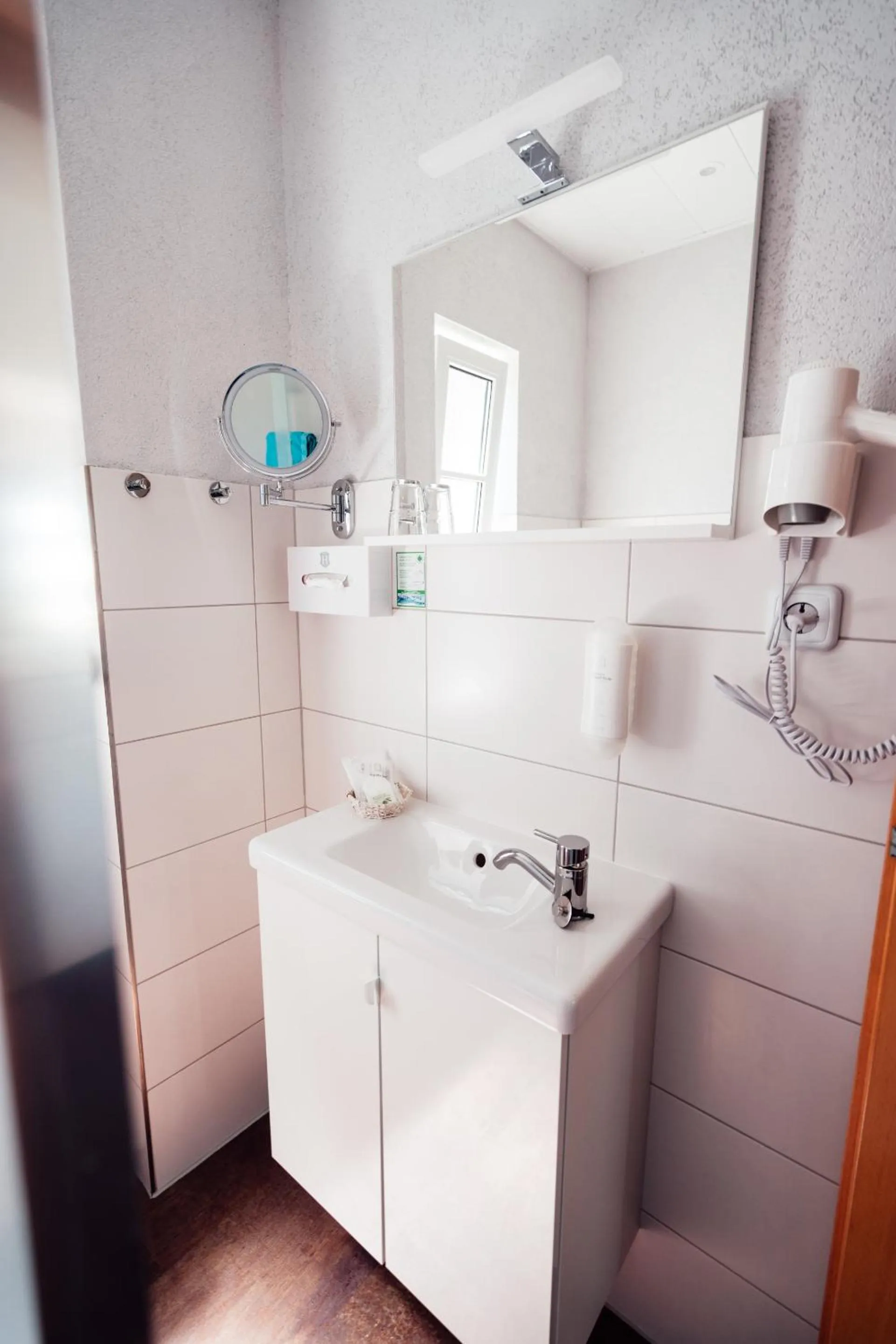 Bathroom in Landhauspension Rank