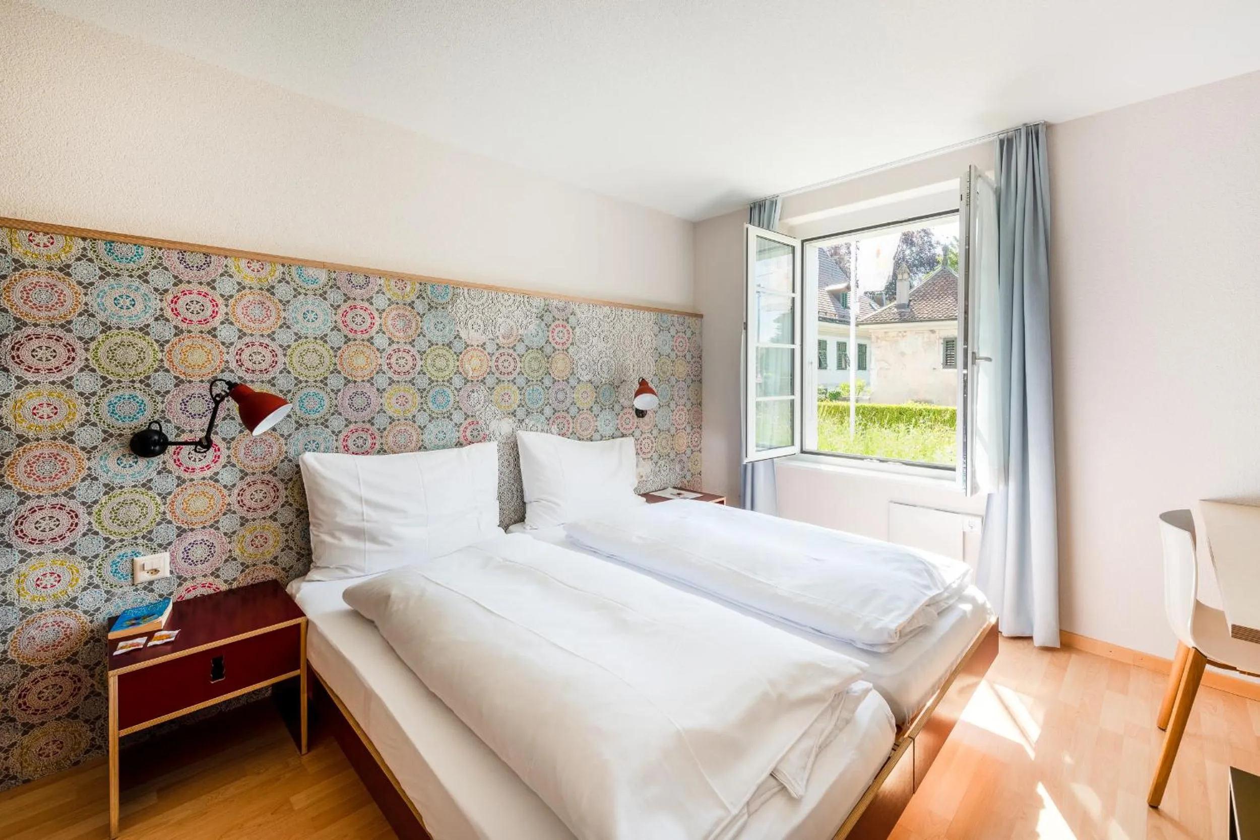 Photo of the whole room, Bed in Bären Self Check-in Hotel