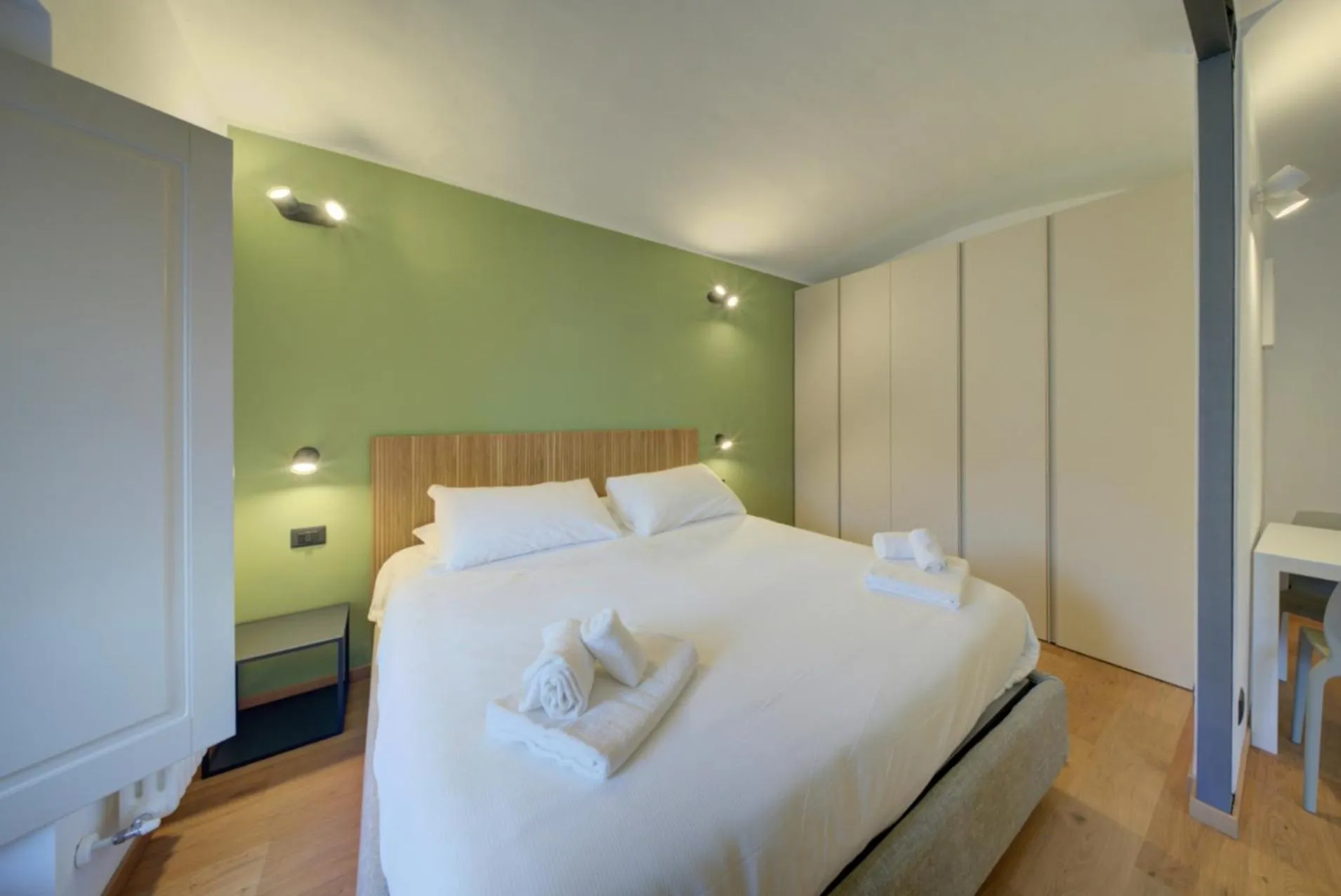 Bed in Liberty Hotel