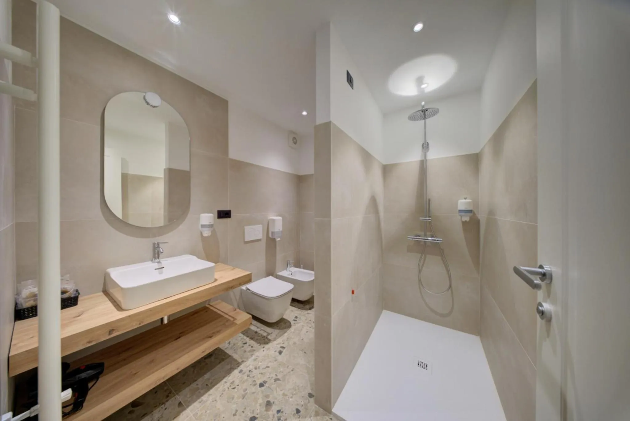 Shower in Liberty Hotel