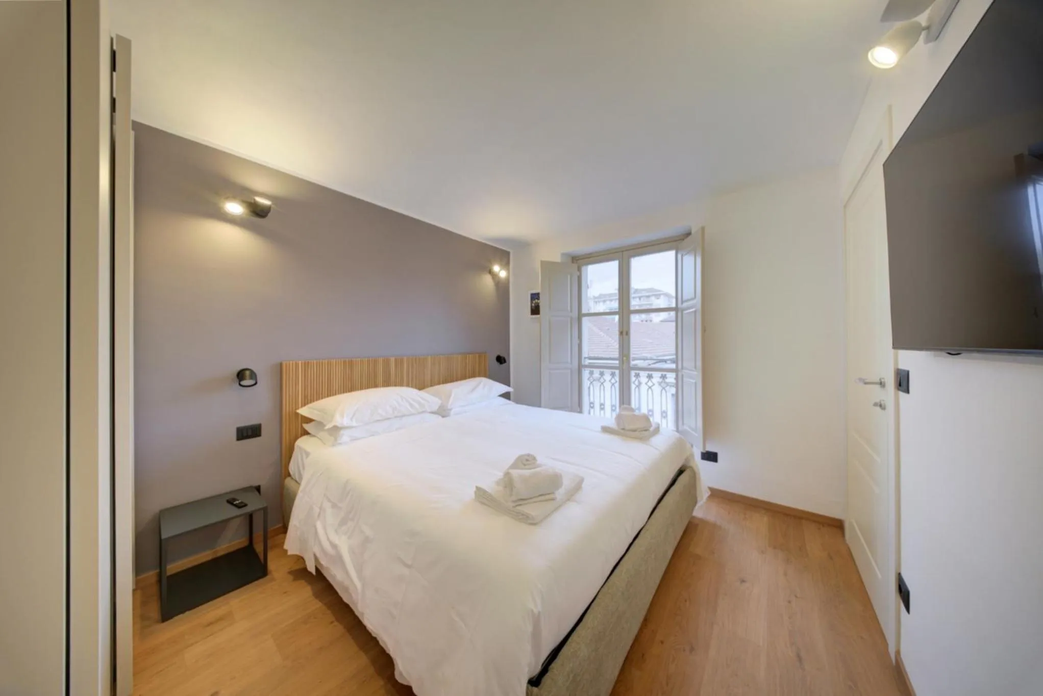 Bed in Liberty Hotel