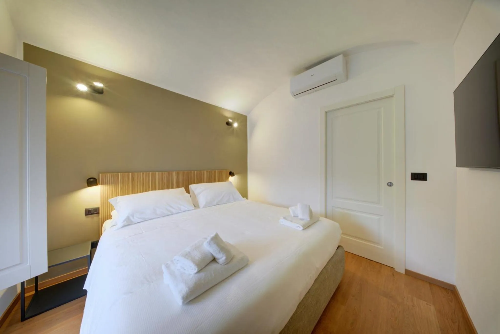 Bed in Liberty Hotel