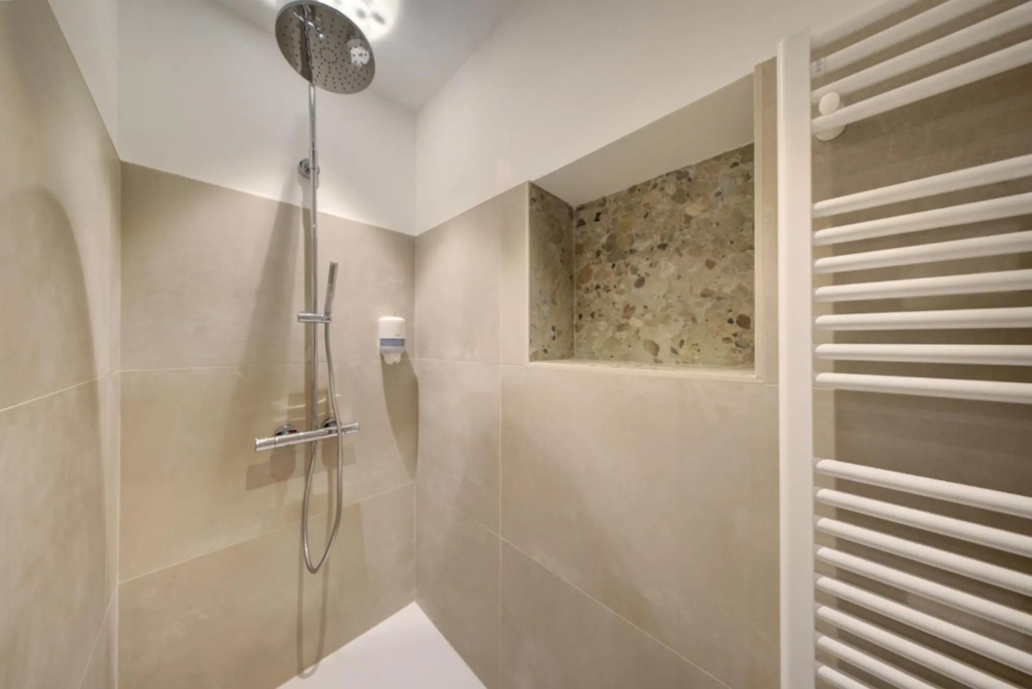 Shower in Liberty Hotel