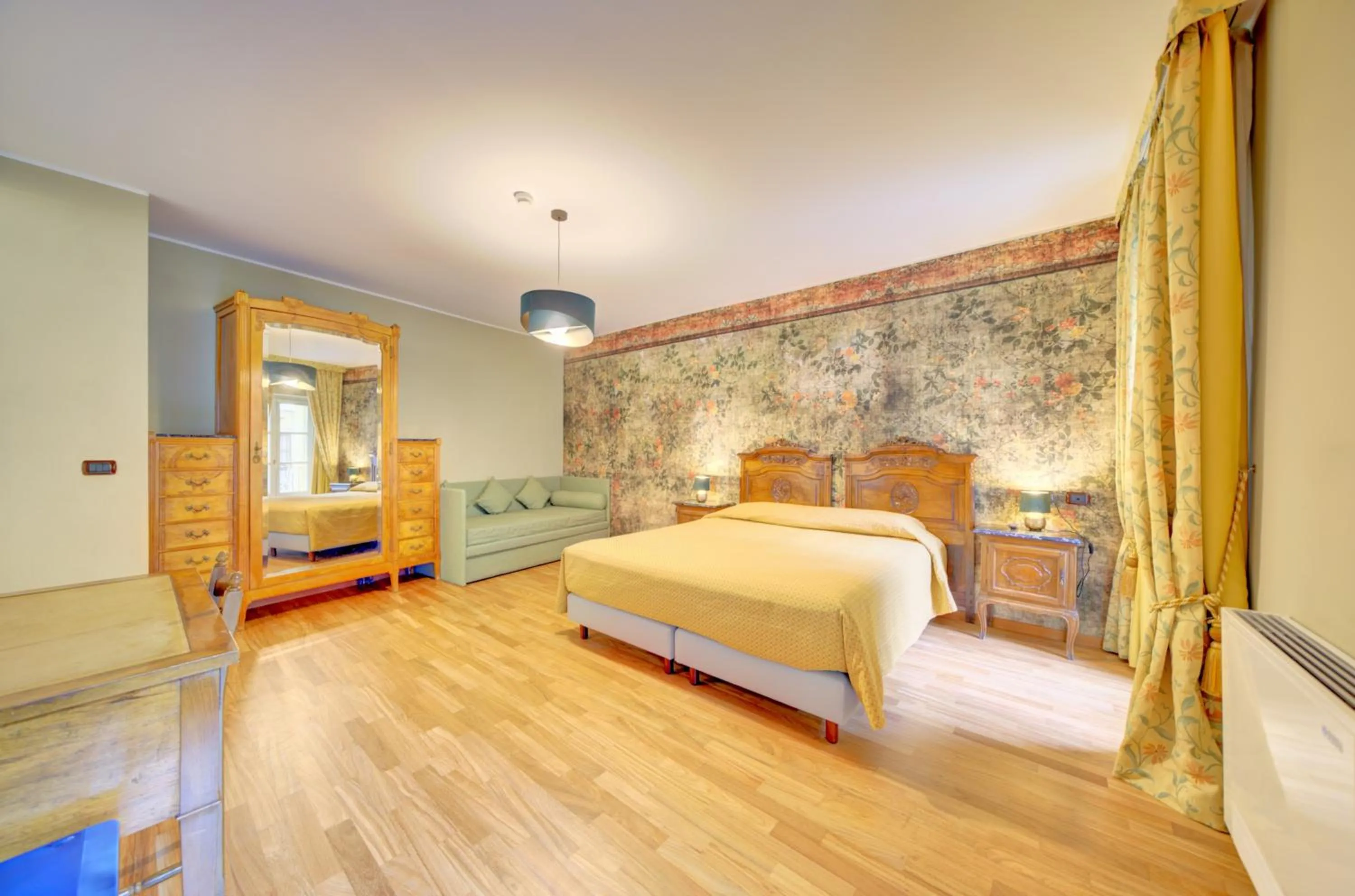 Bed in Liberty Hotel