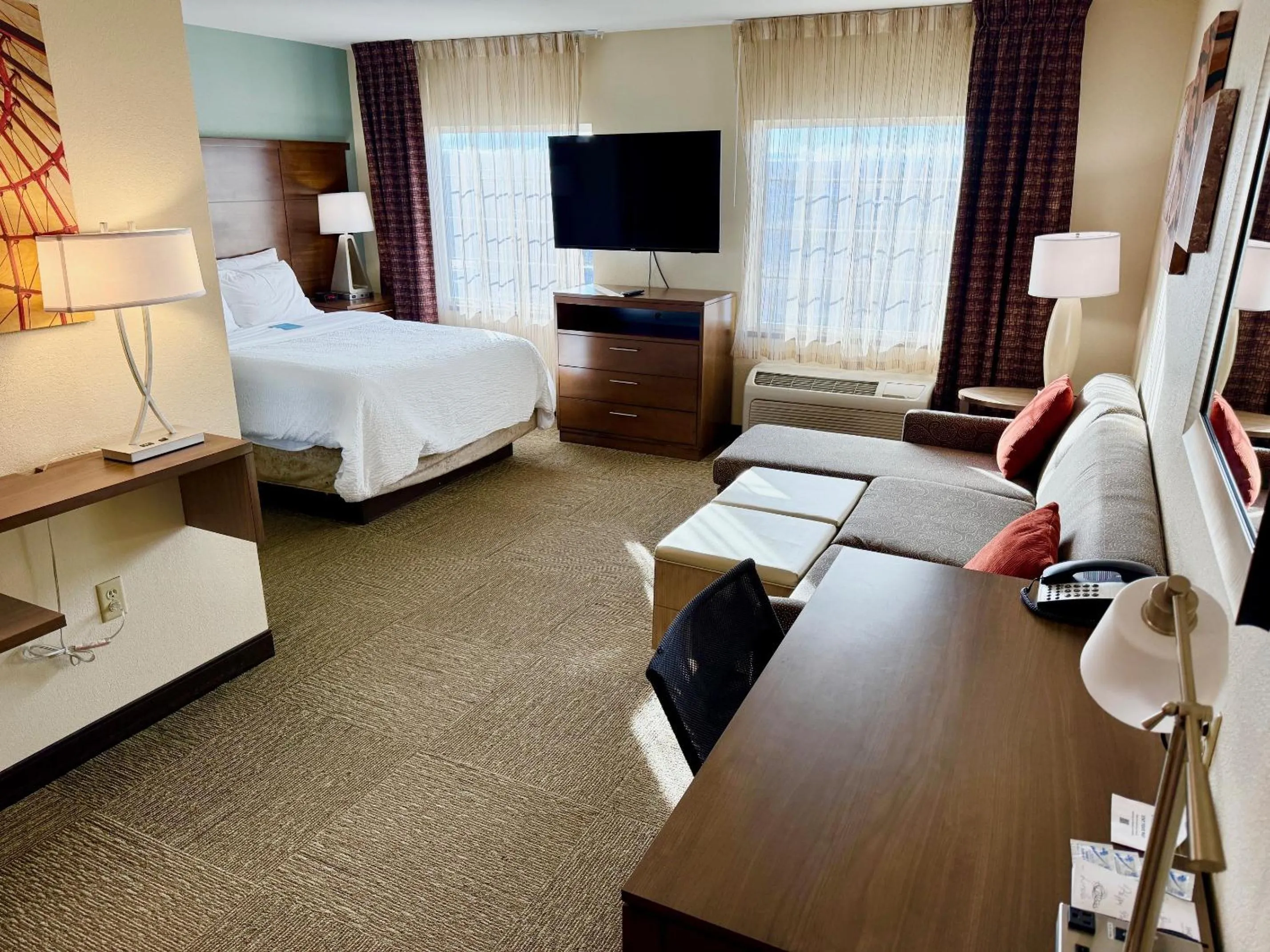 Photo of the whole room, Bed in Staybridge Suites Great Falls by IHG
