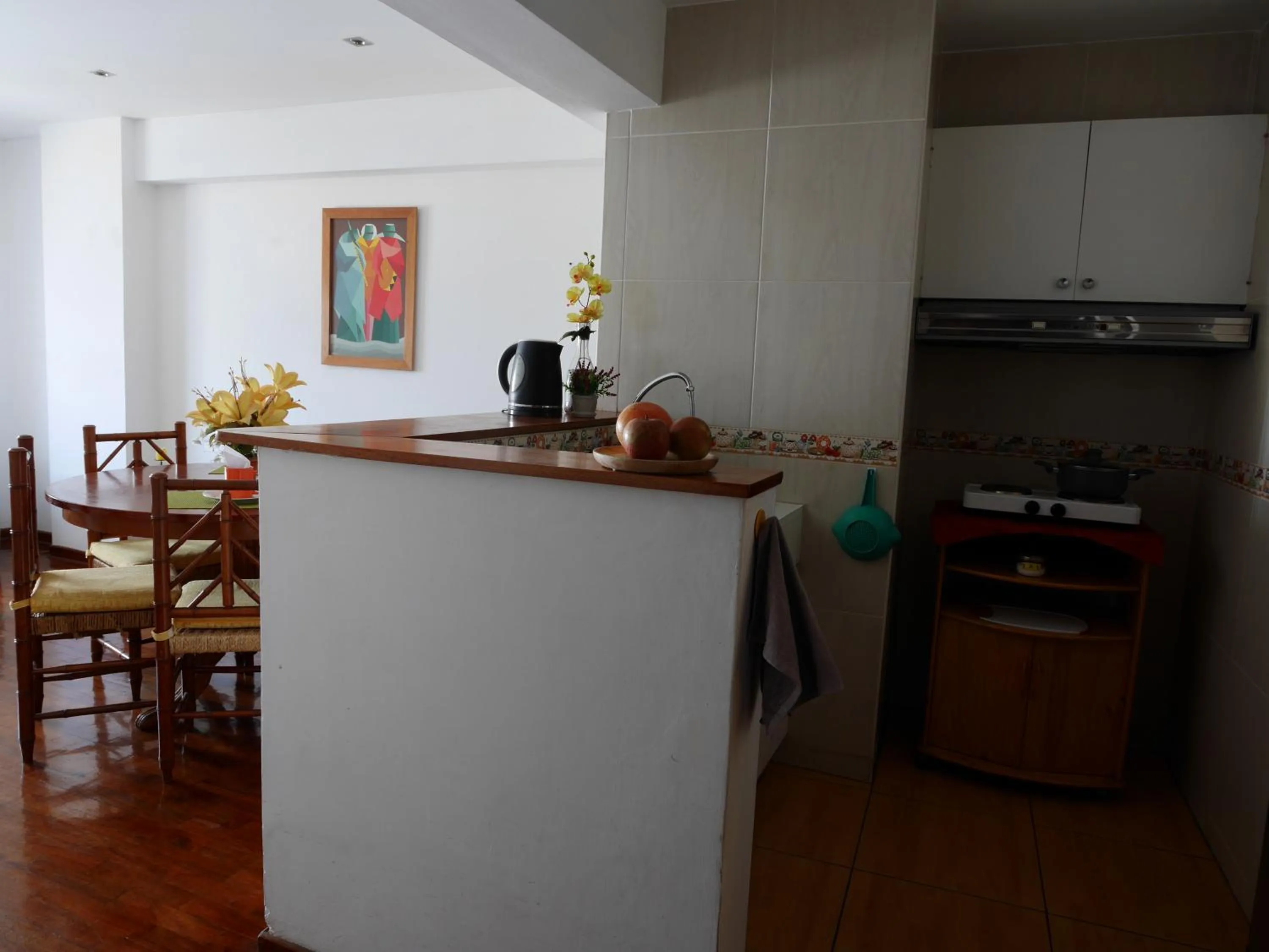 Kitchen or kitchenette in Suite Service Apart Hotel