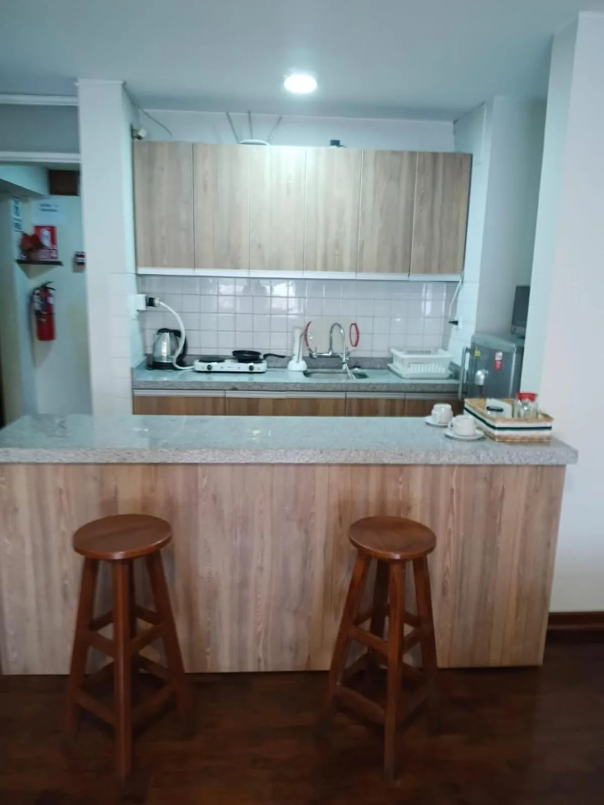 Kitchen or kitchenette in Suite Service Apart Hotel