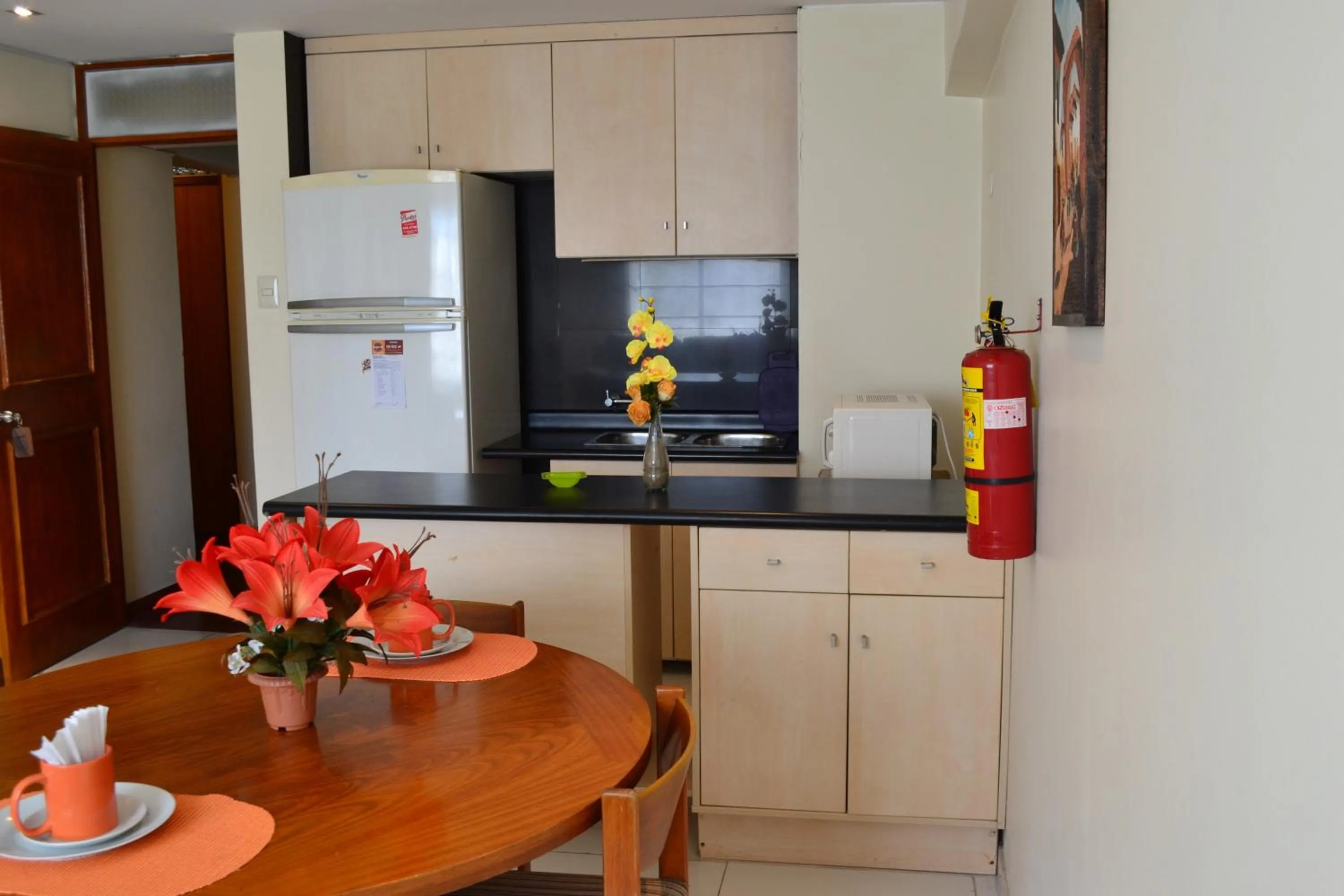 Kitchen or kitchenette in Suite Service Apart Hotel