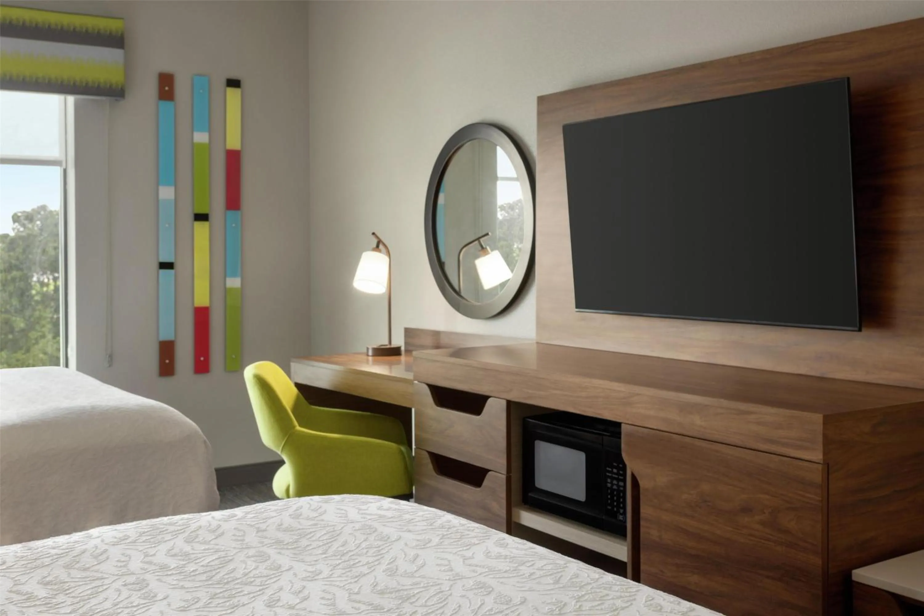 Bed in Hampton Inn Derby-Wichita Southeast