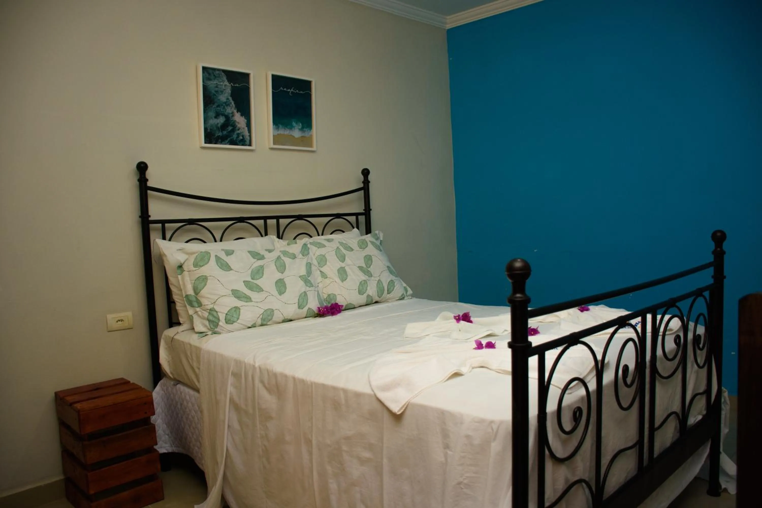 Bed in Pousada Velosmar