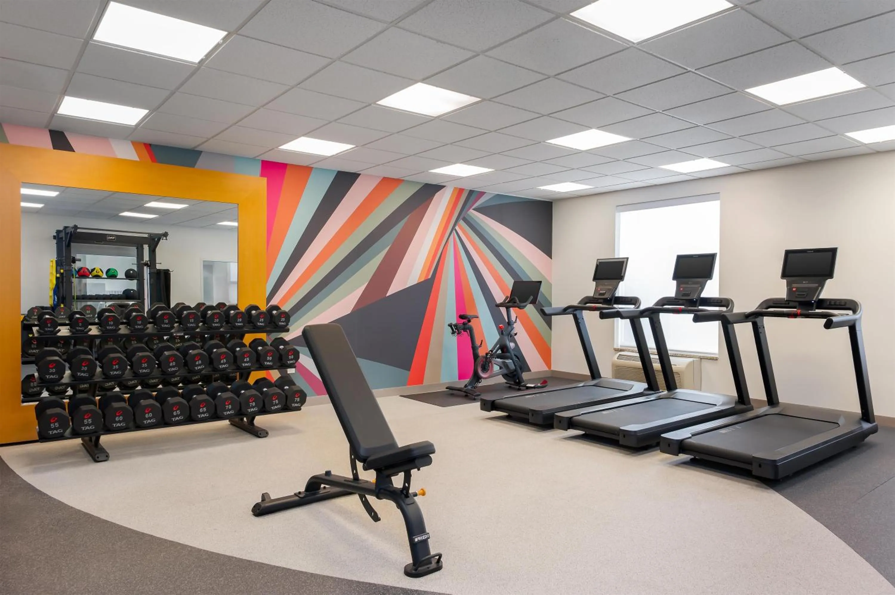 Fitness centre/facilities in Hilton Garden Inn Morgantown