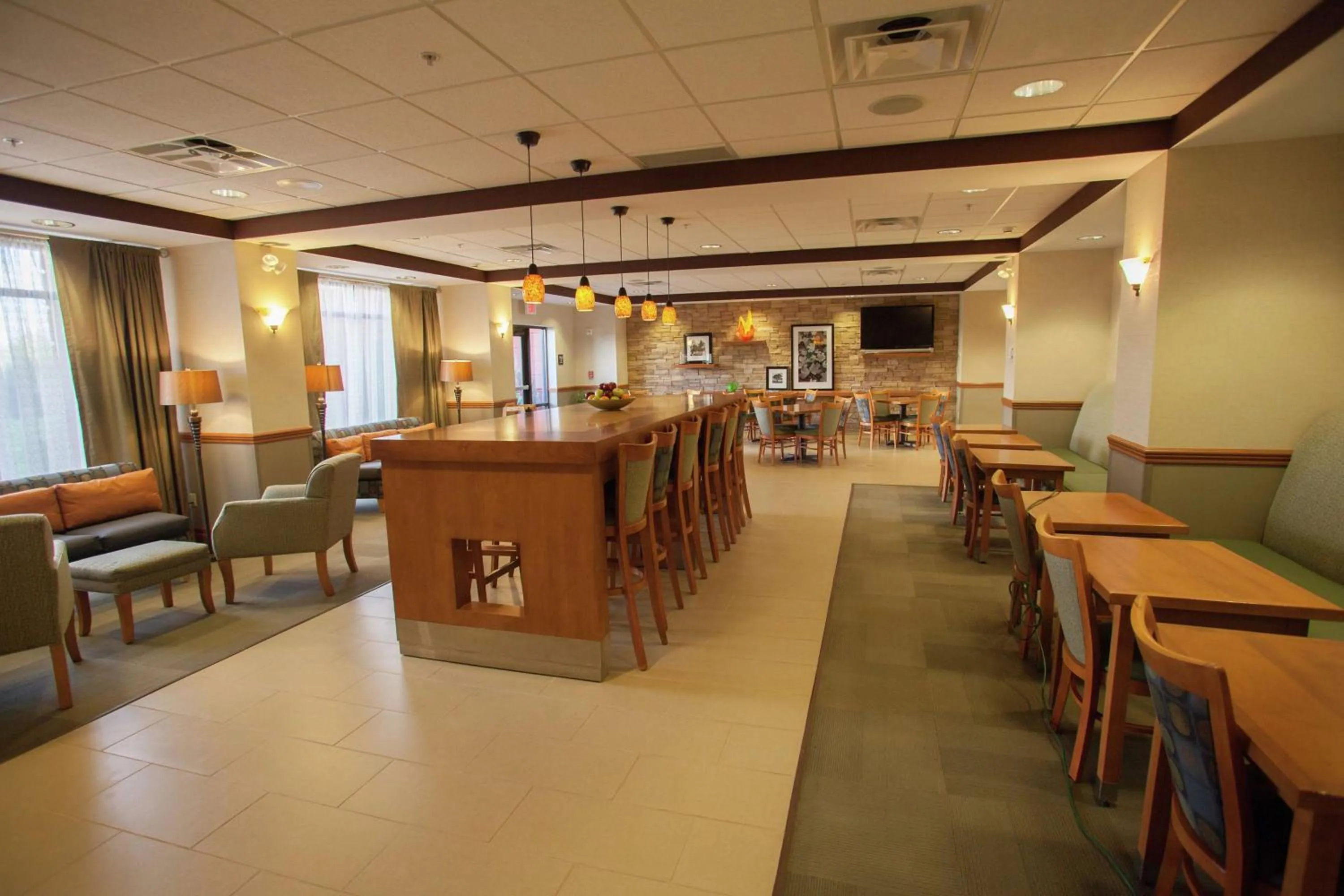 Lobby or reception in Hampton Inn Elmira/Horseheads