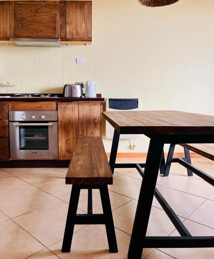 Kitchen or kitchenette in Blumen Hotel