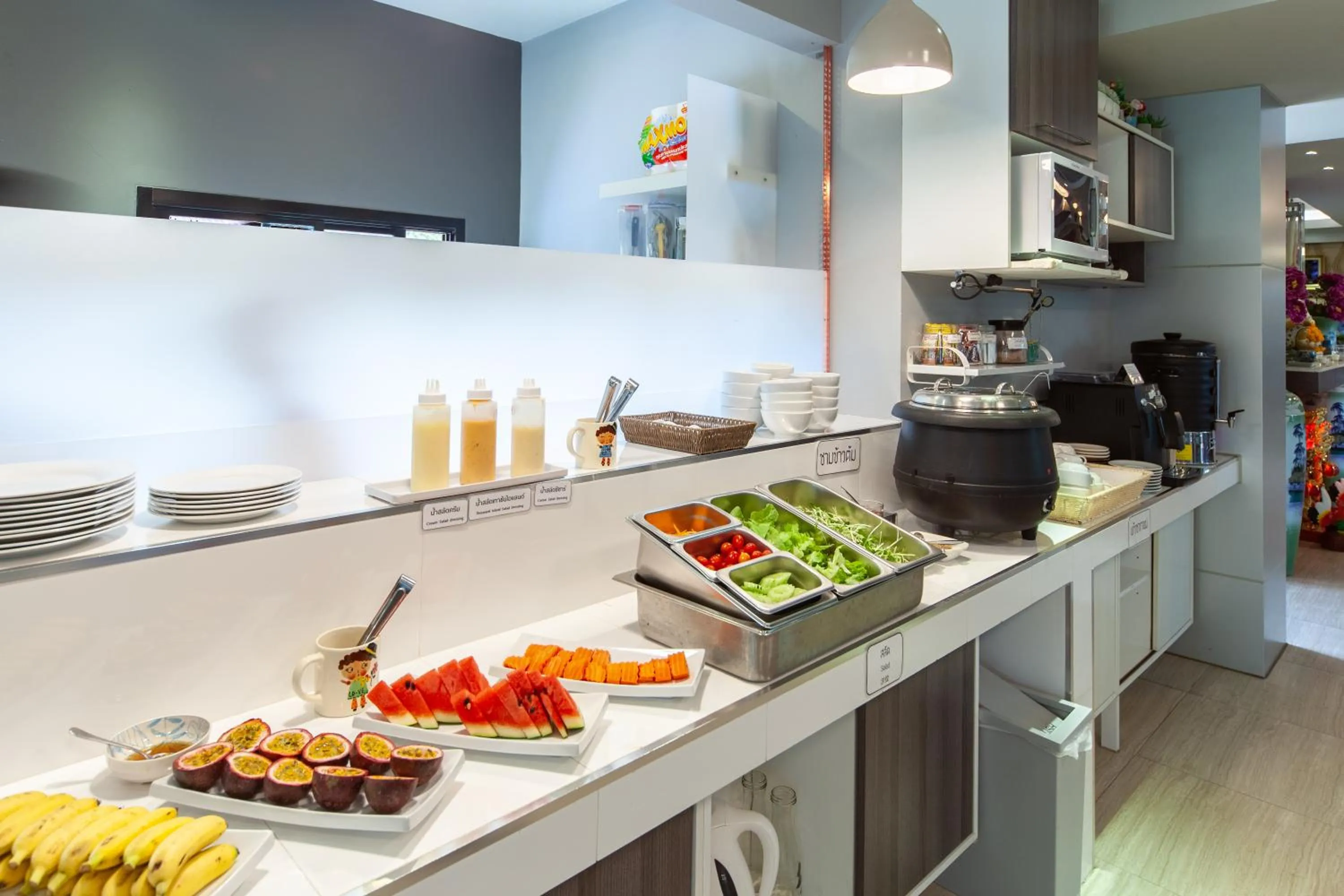 Buffet breakfast in Rung Aroon Hotel By Le Siri