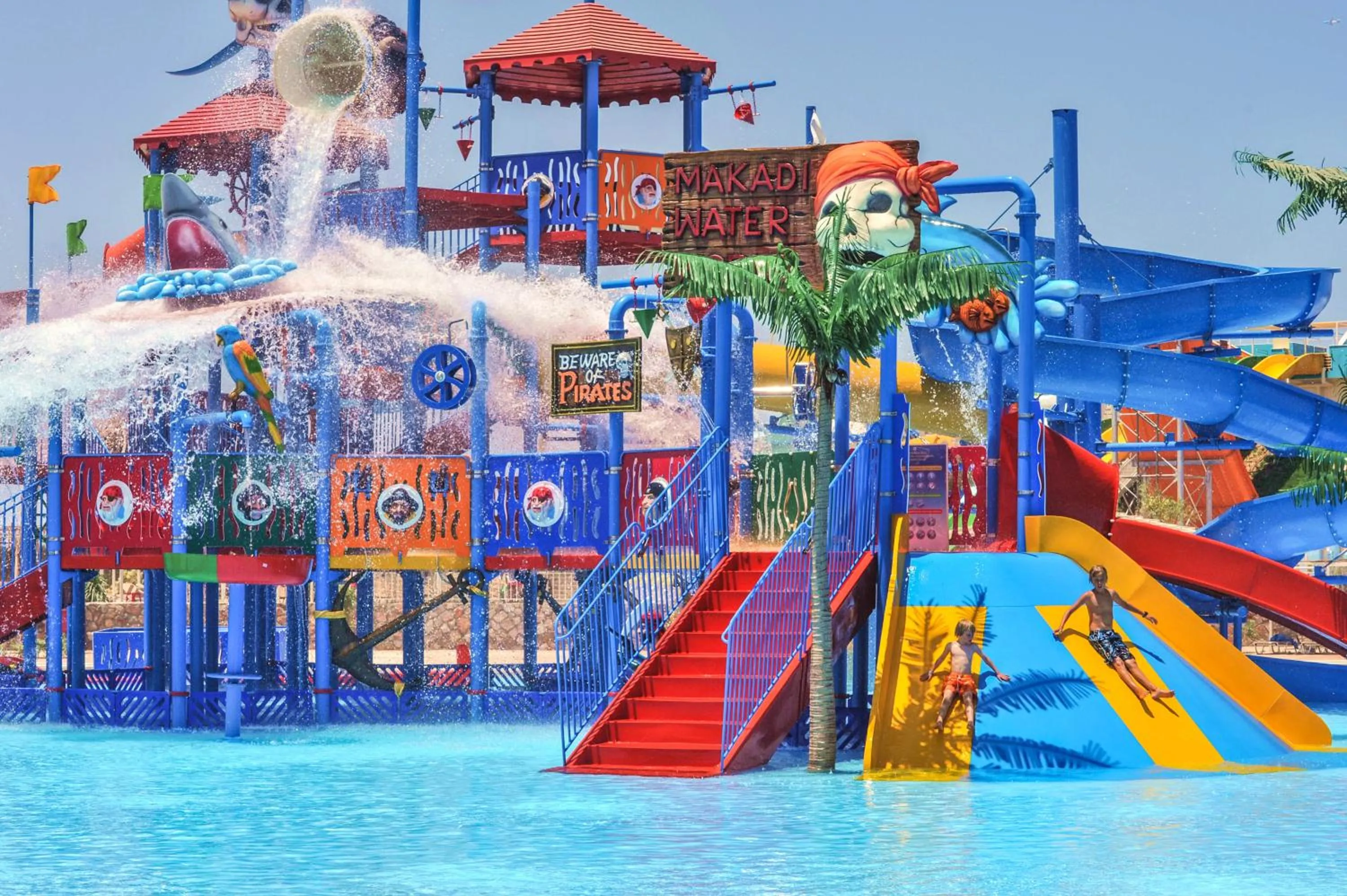 Aqua park in JAZ Makadina
