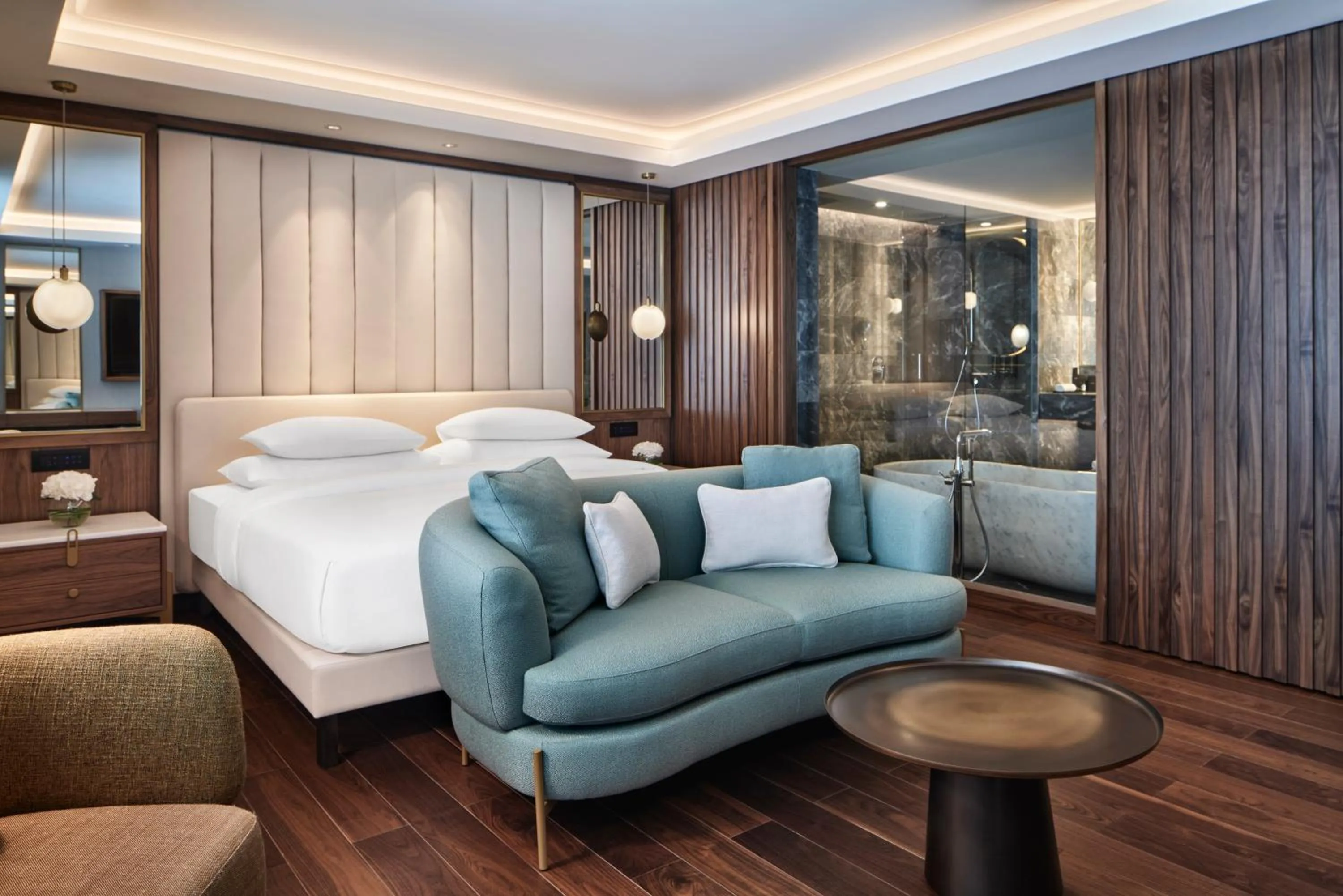 Bedroom, Bed in Grand Hyatt Athens