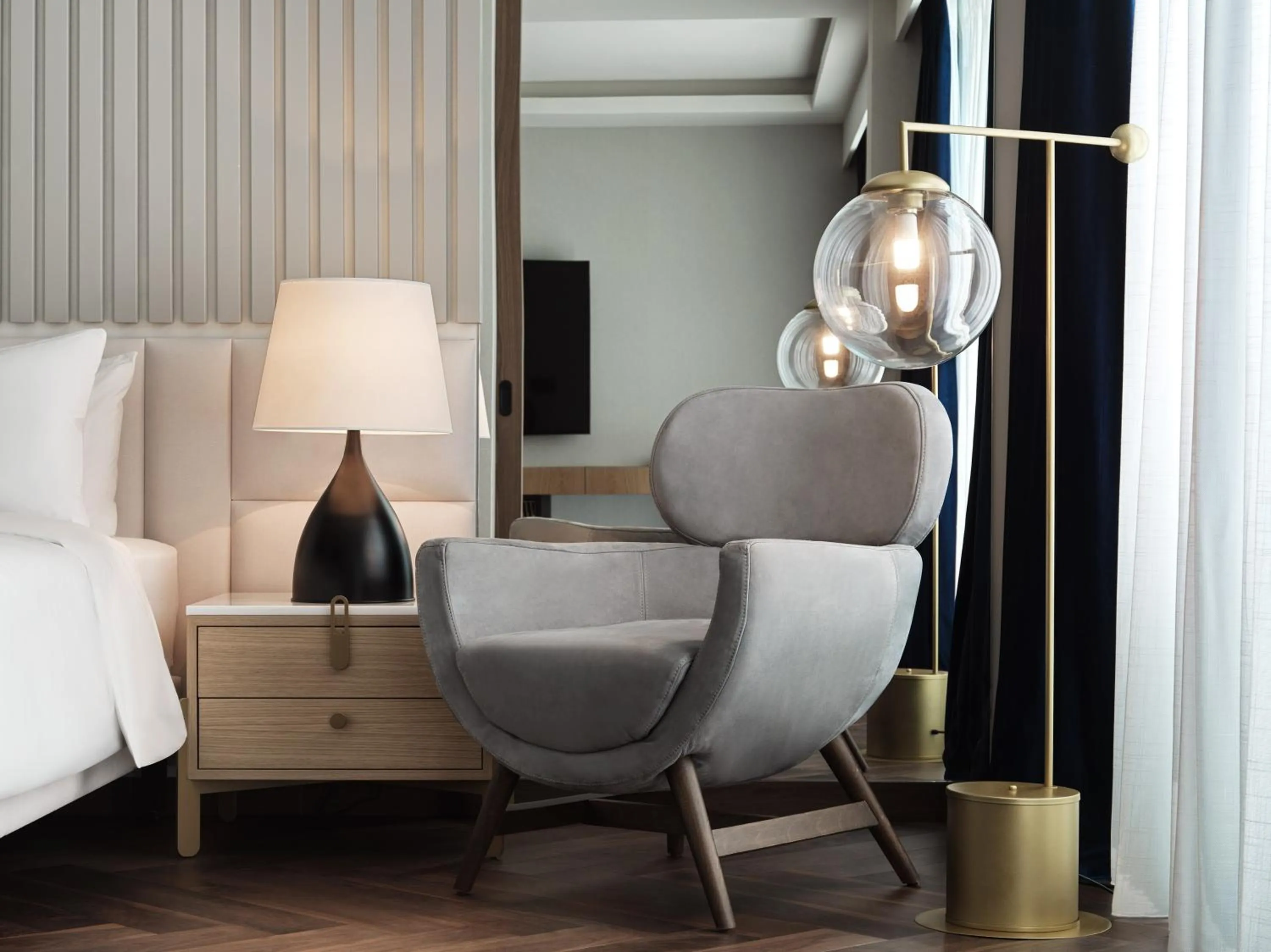 Bed in Grand Hyatt Athens