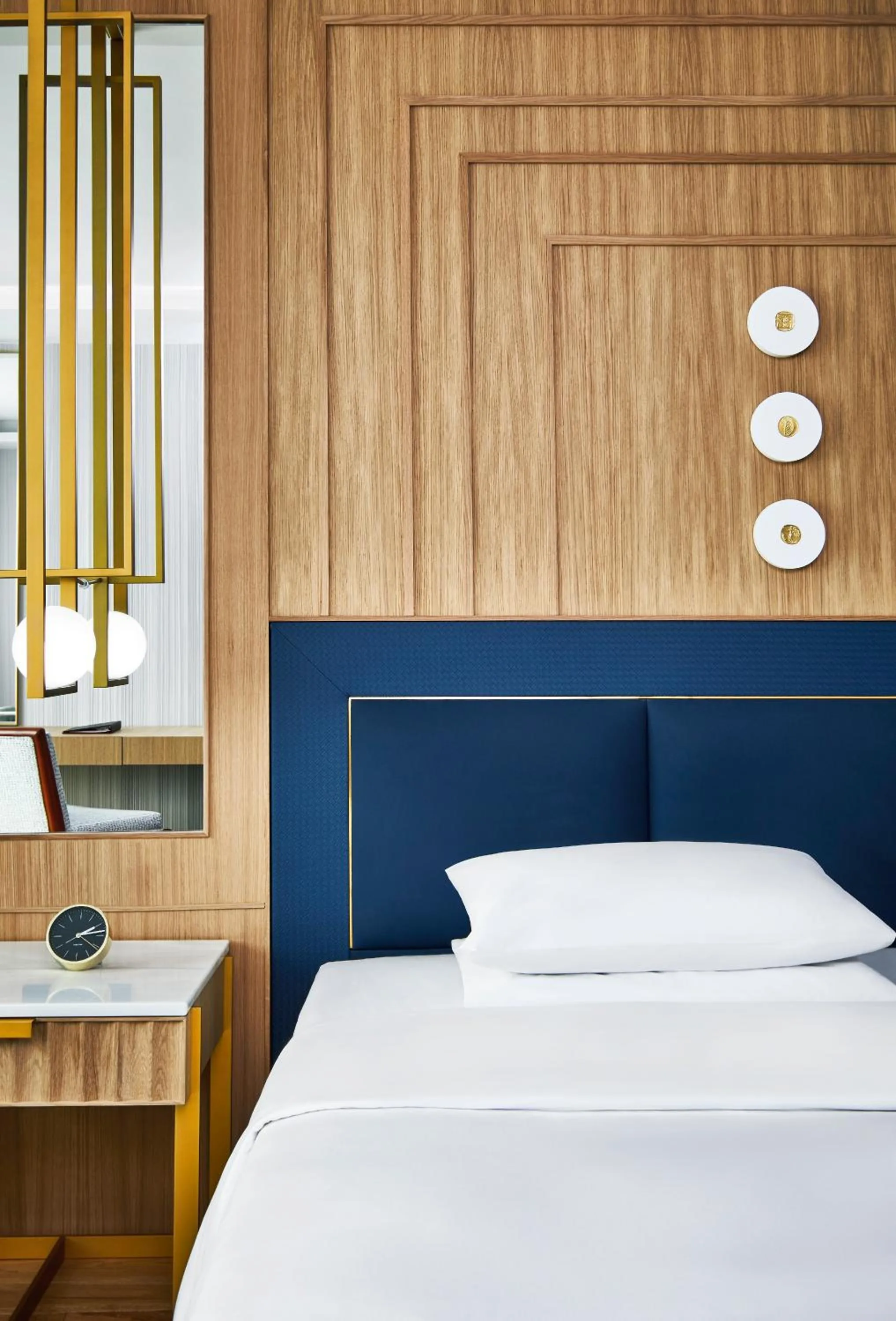 Bed in Grand Hyatt Athens