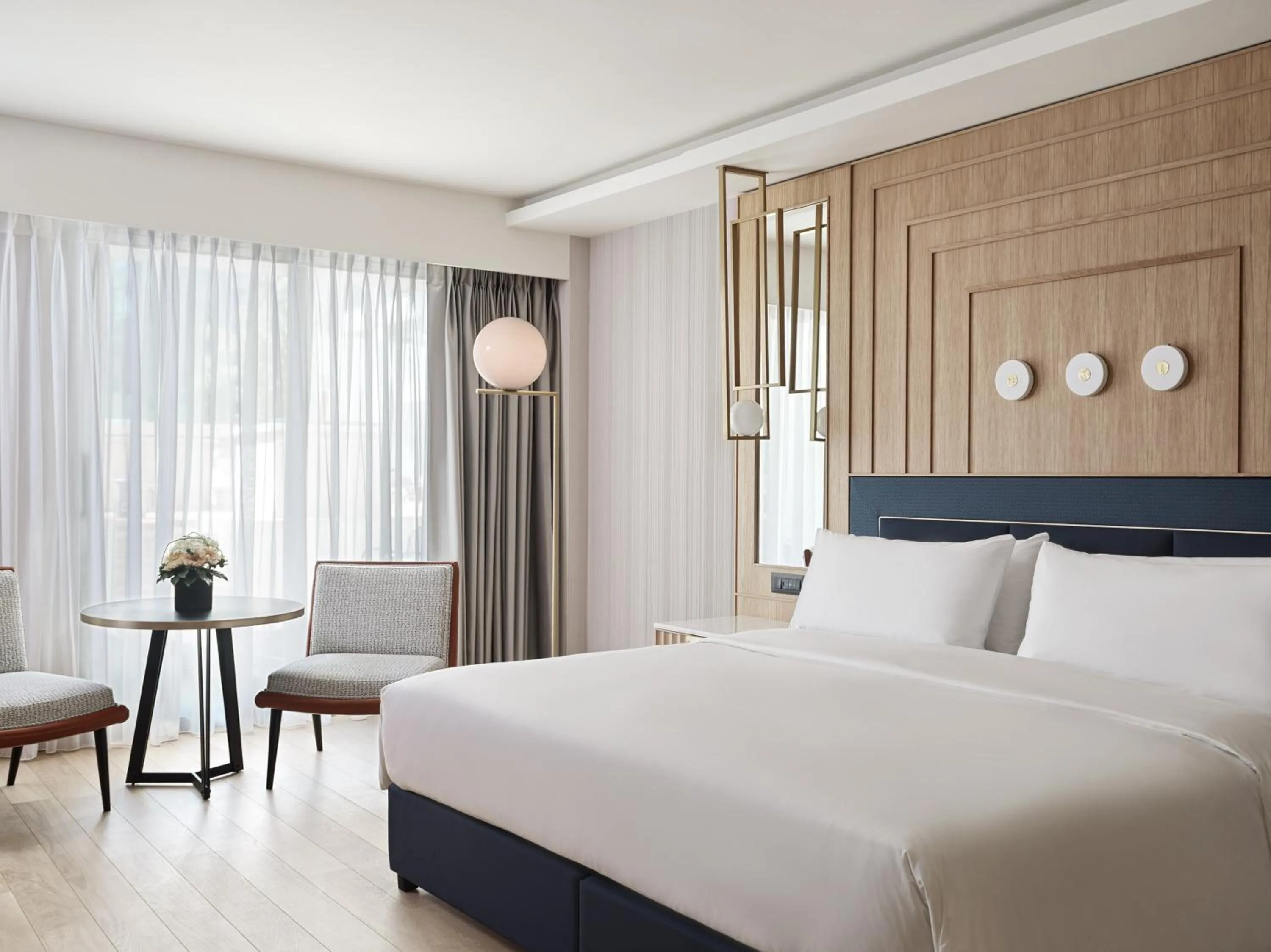 Bed in Grand Hyatt Athens