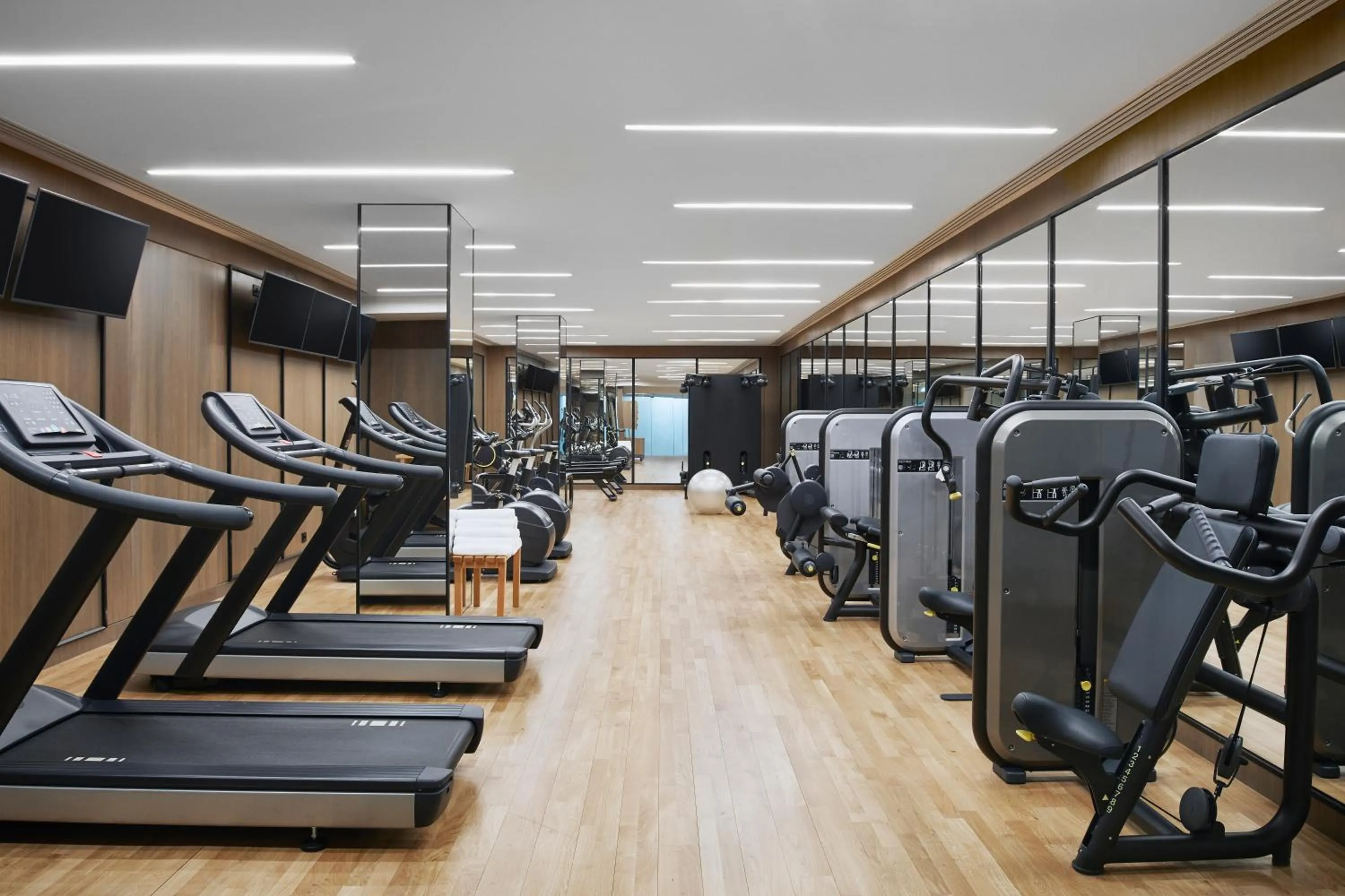Fitness centre/facilities in Grand Hyatt Athens