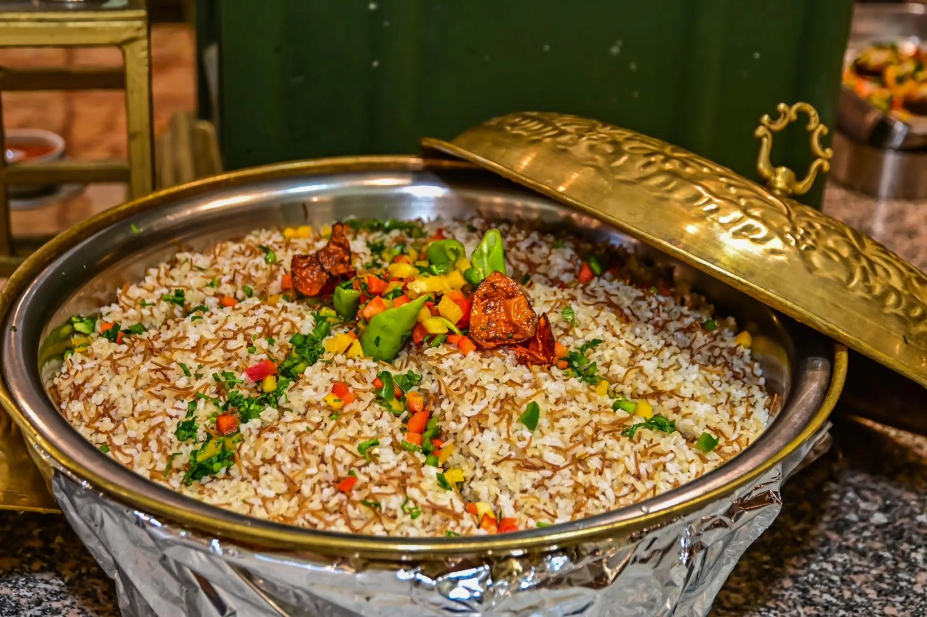 Food in Eagles Paradise Abu Soma Resort