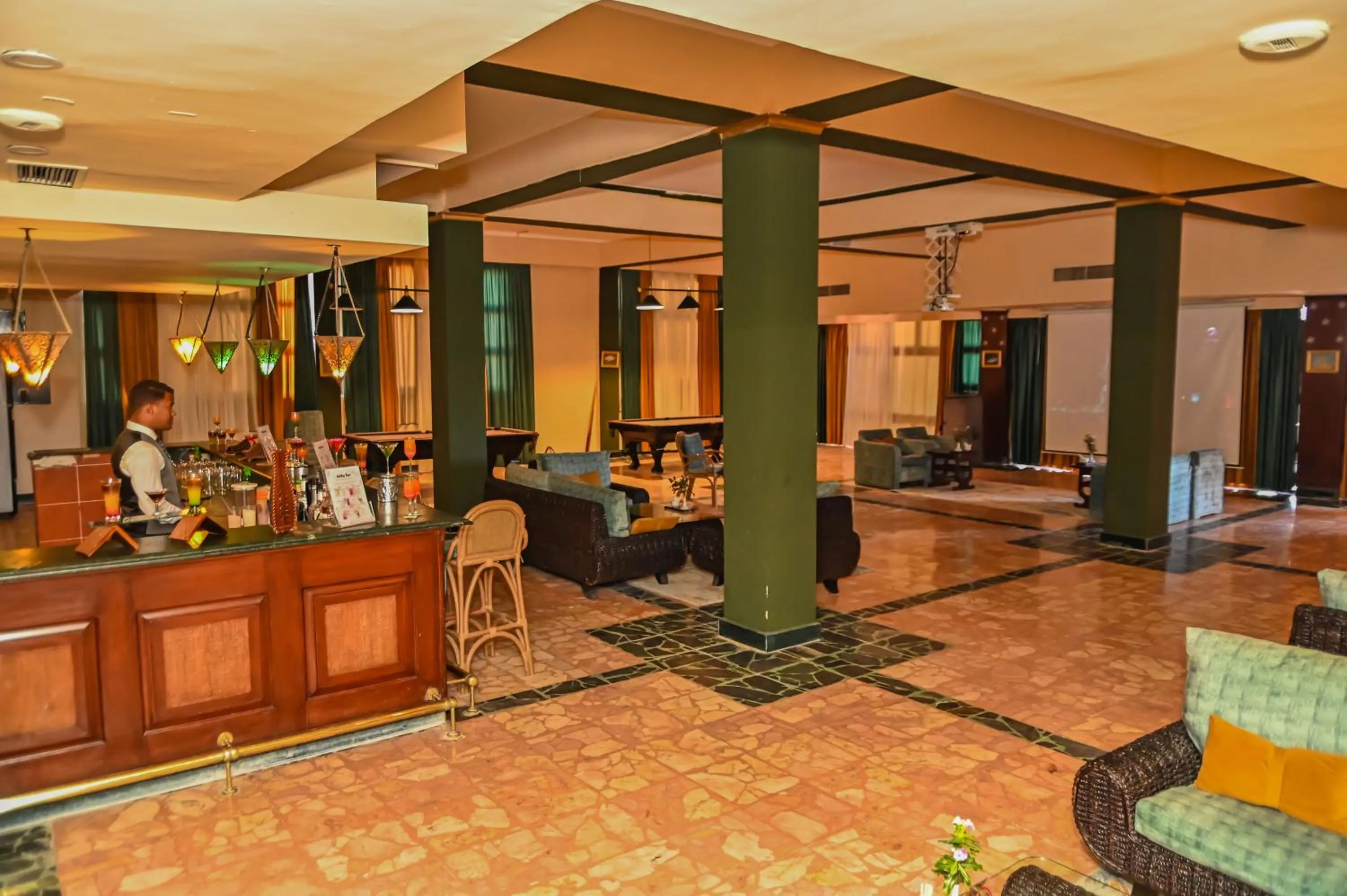 Lounge or bar in Eagles Paradise Abu Soma Resort