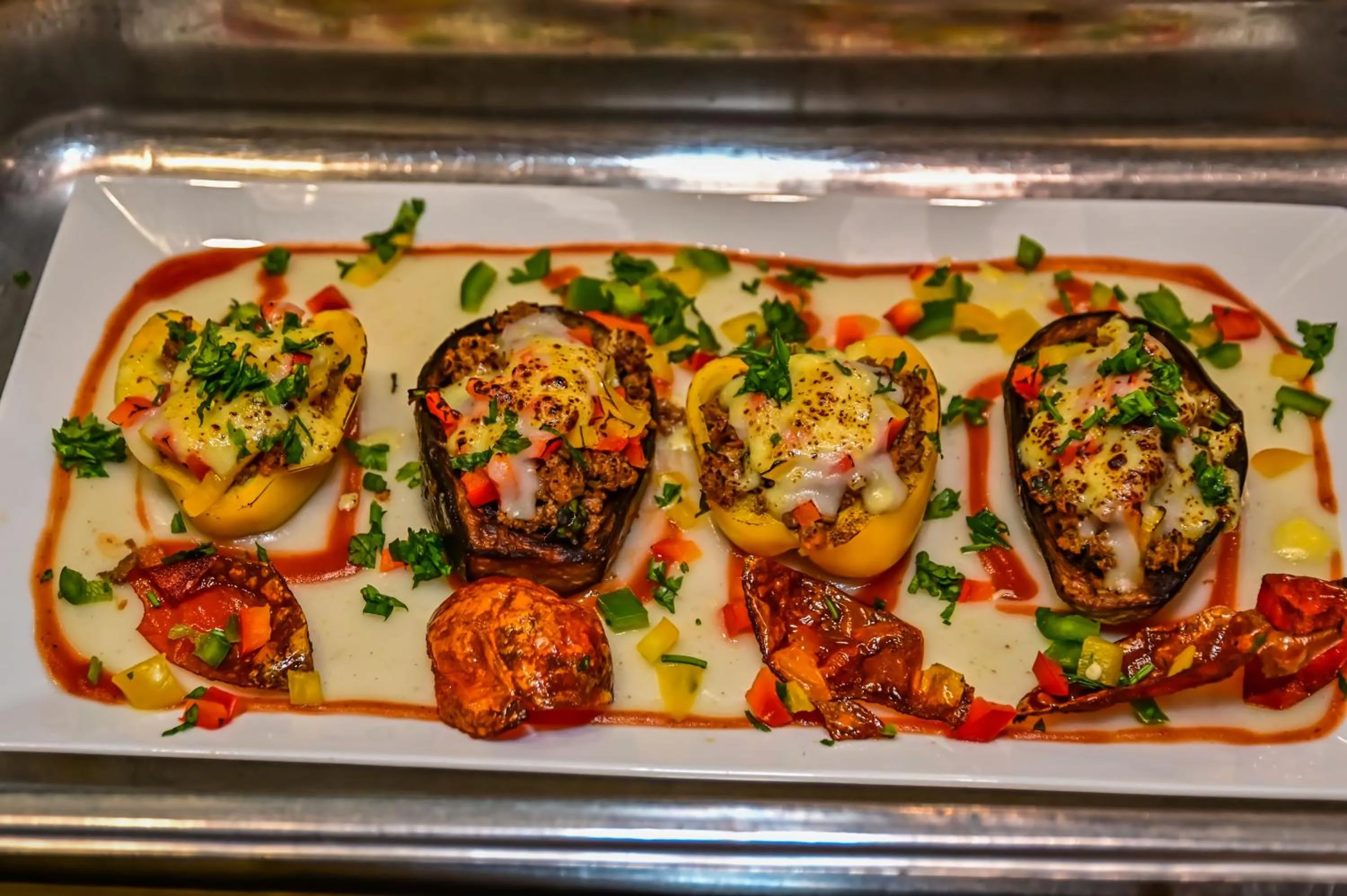 Food in Eagles Paradise Abu Soma Resort