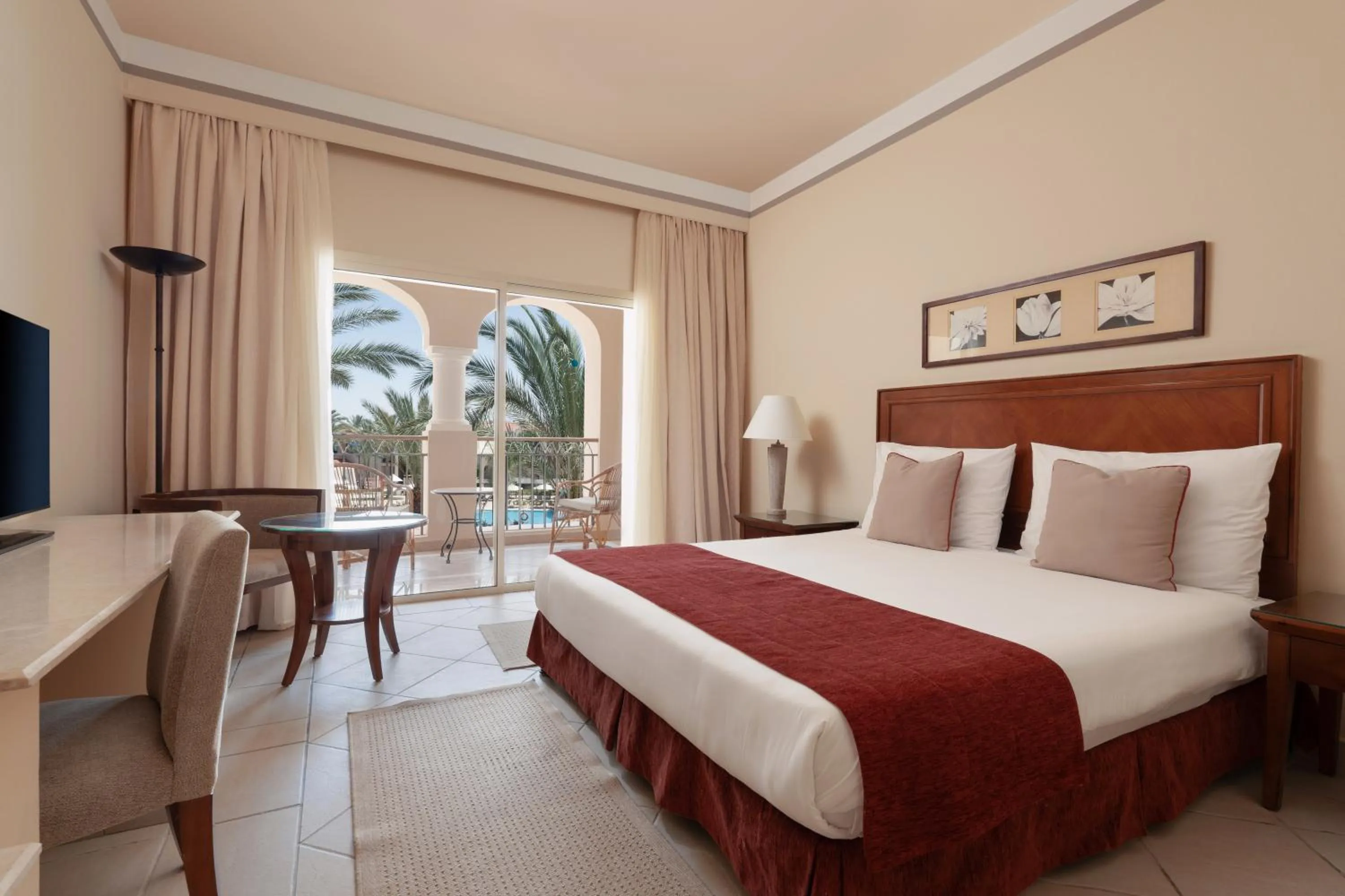 Bed in JAZ Almaza Beach Resort, Almaza Bay