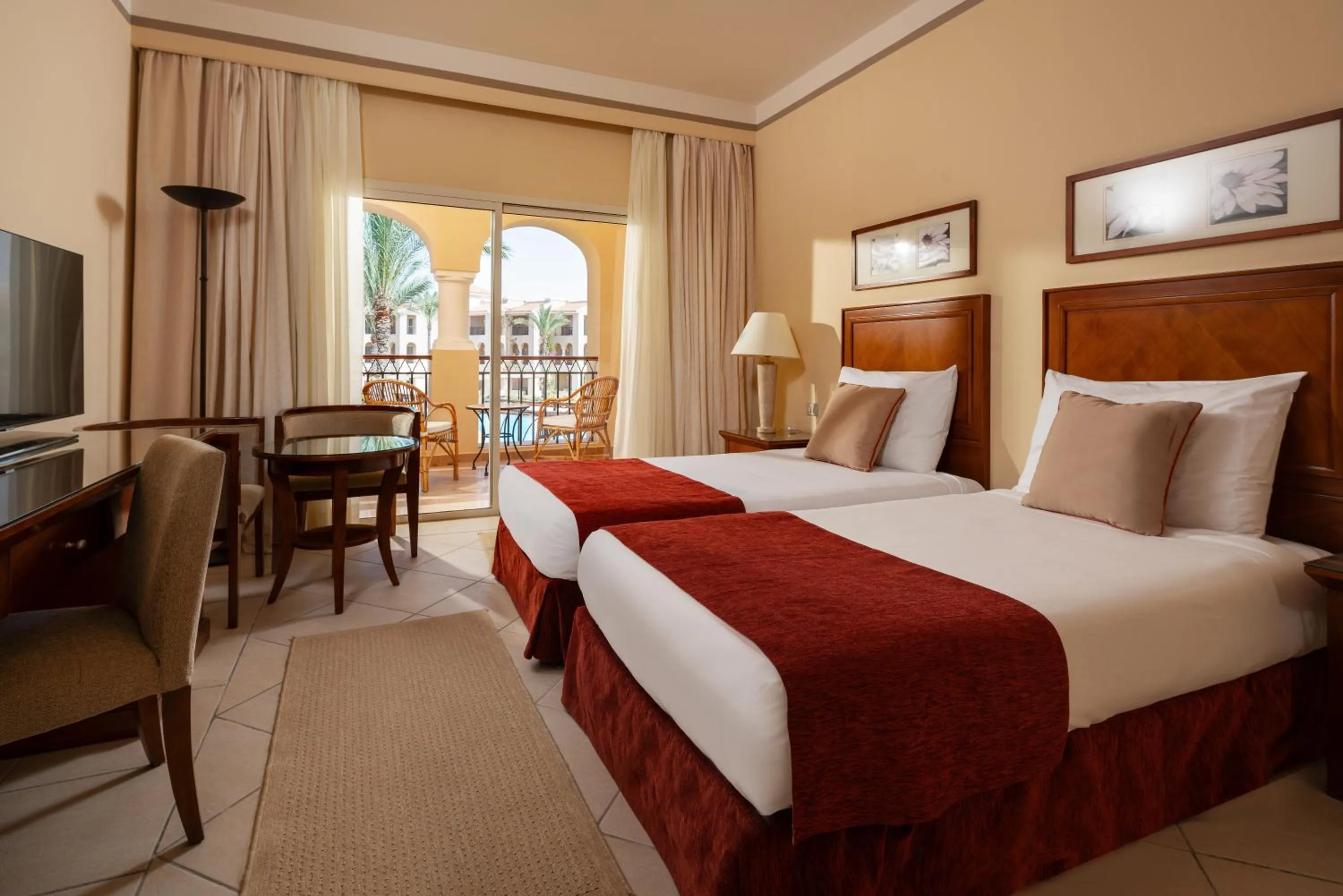 Bed in JAZ Almaza Beach Resort, Almaza Bay