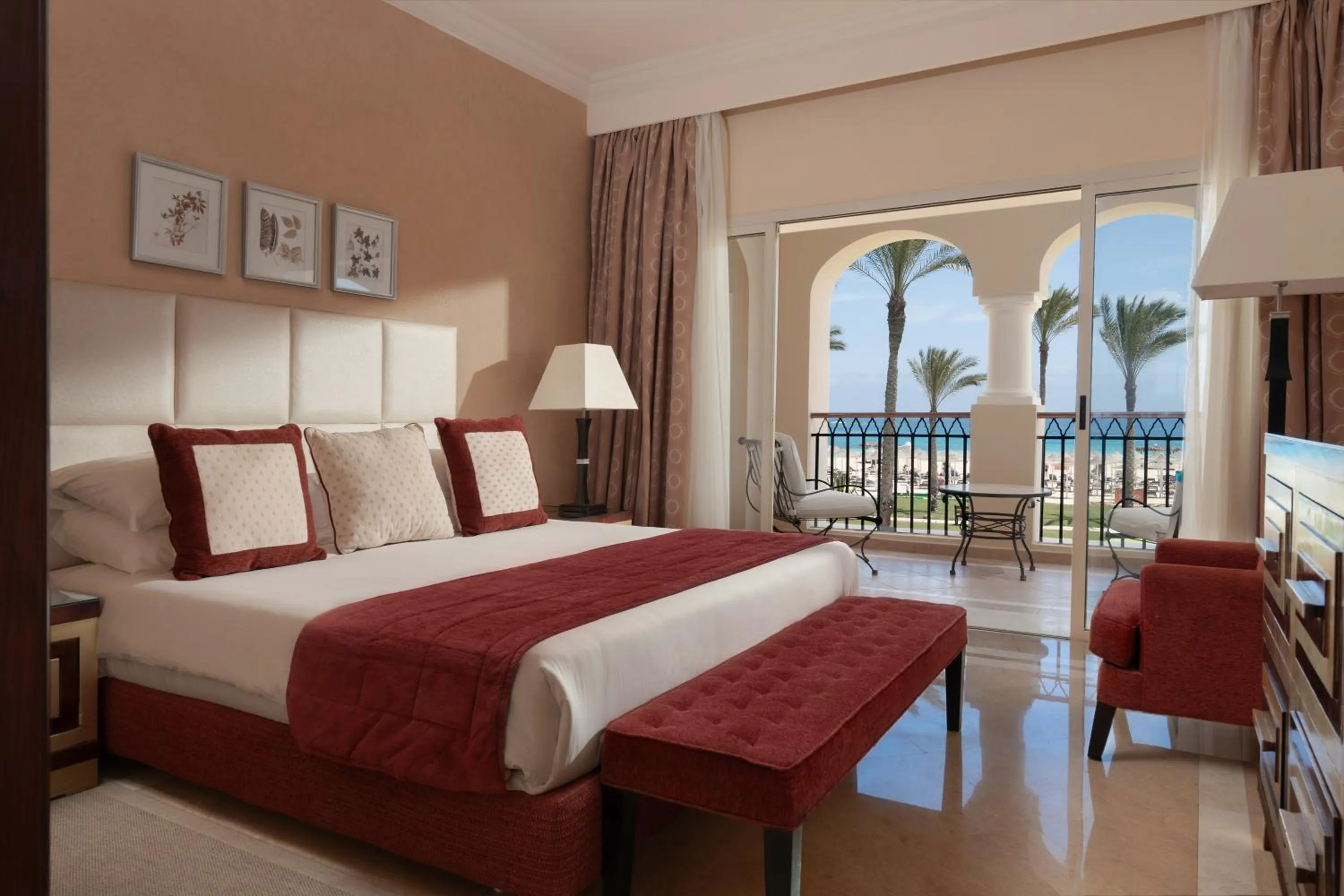 Bed in JAZ Almaza Beach Resort, Almaza Bay