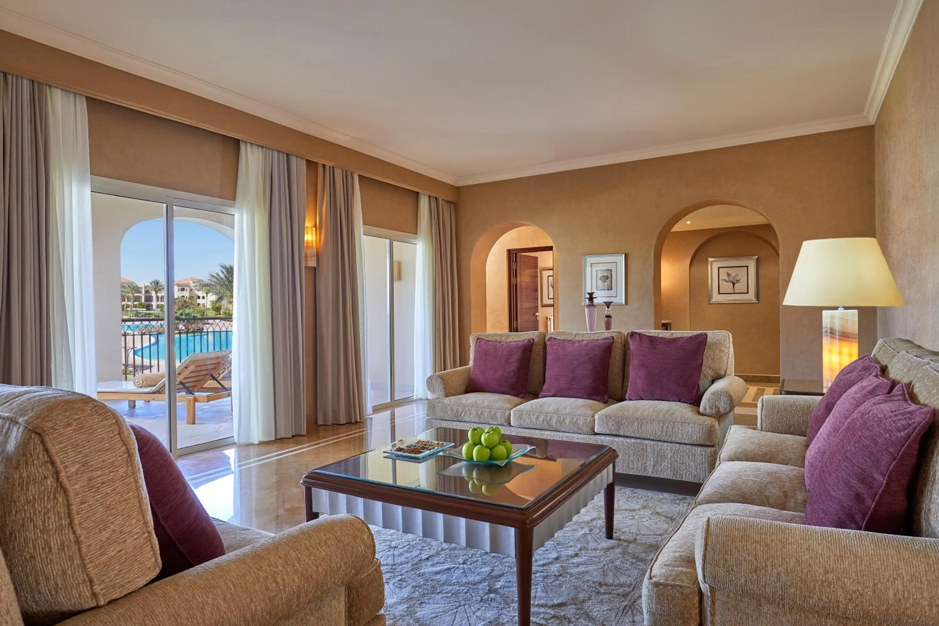 Living room in JAZ Mirabel Resort