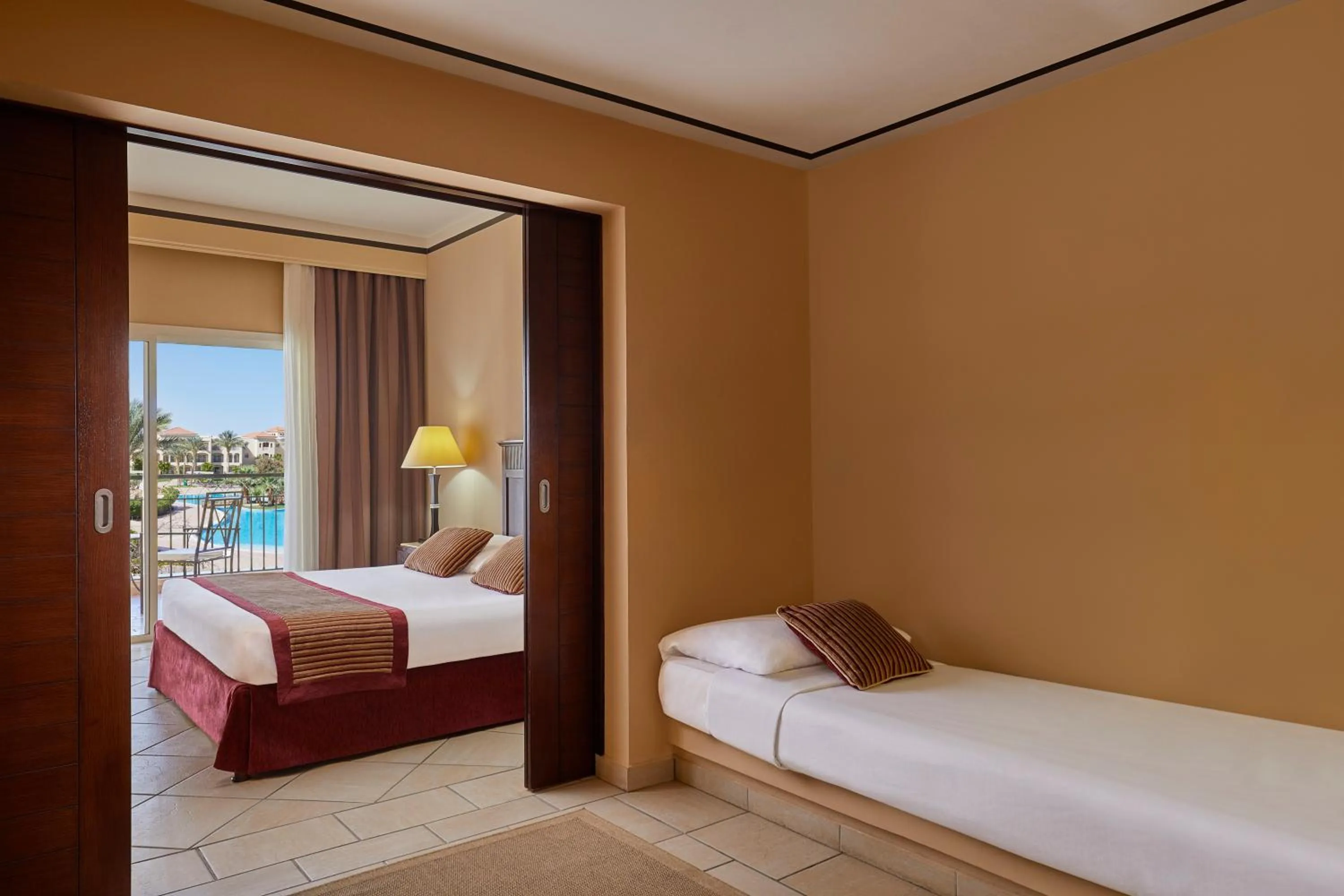 Bedroom, Bed in JAZ Mirabel Resort