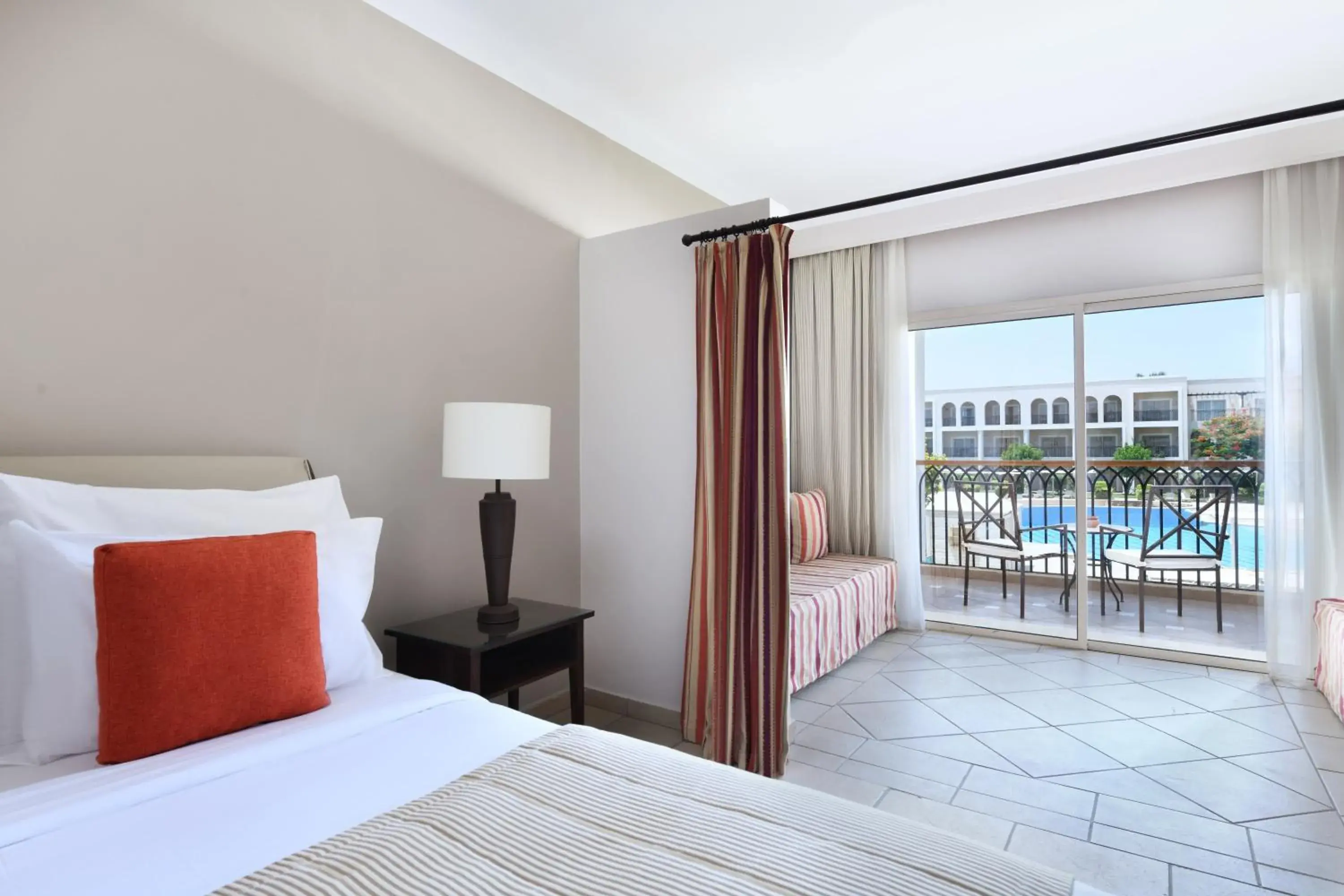 Jaz Mirabel Club - Family, Queen or Twin Bed, Curtains, Pool View in JAZ Mirabel Resort Jaz Mirabel Club - Family, Queen or Twin Bed, Curtains, Pool View in JAZ Mirabel Resort