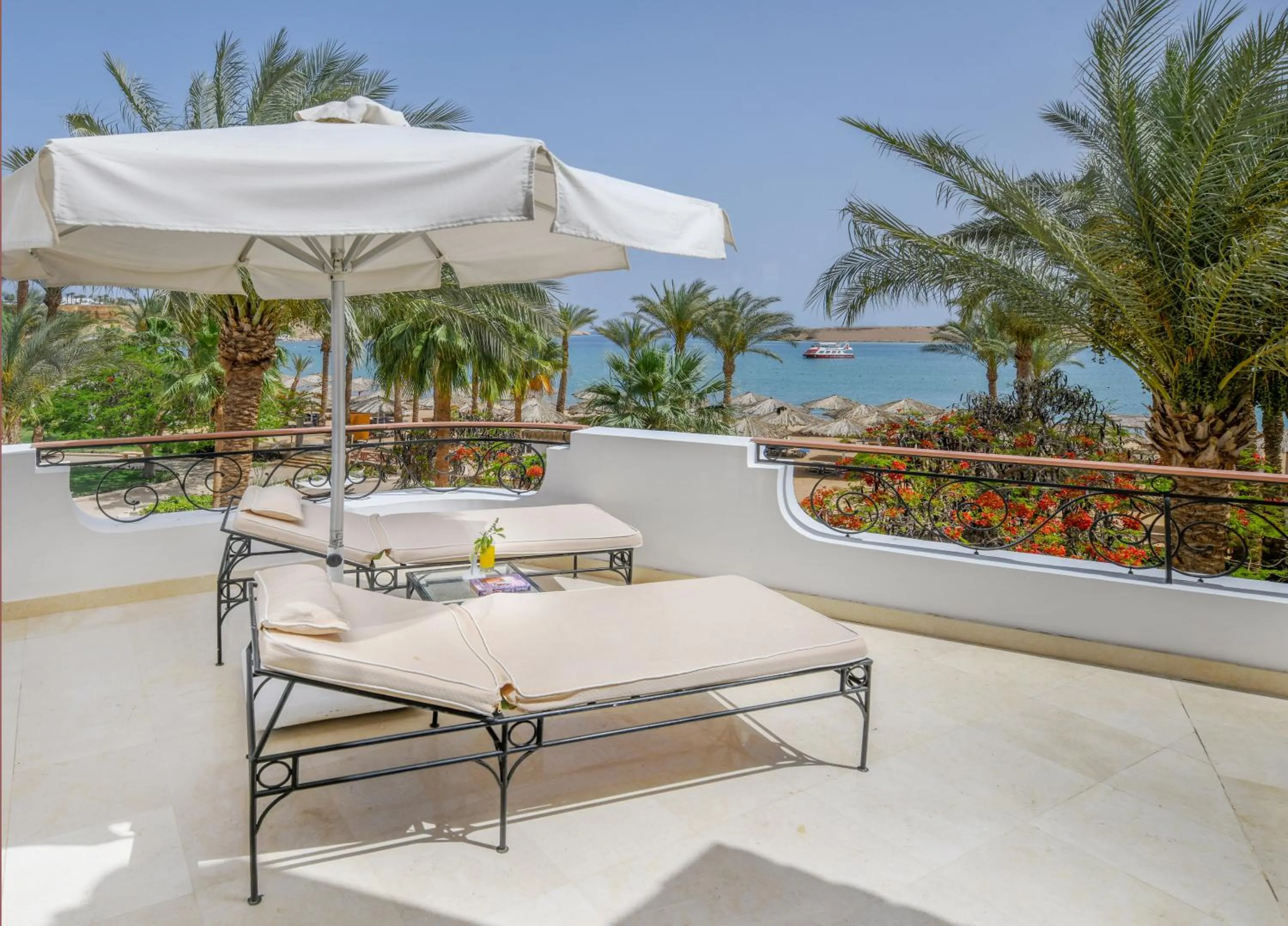 Balcony/Terrace in Iberotel Palace - Adults Friendly 16 Years Plus