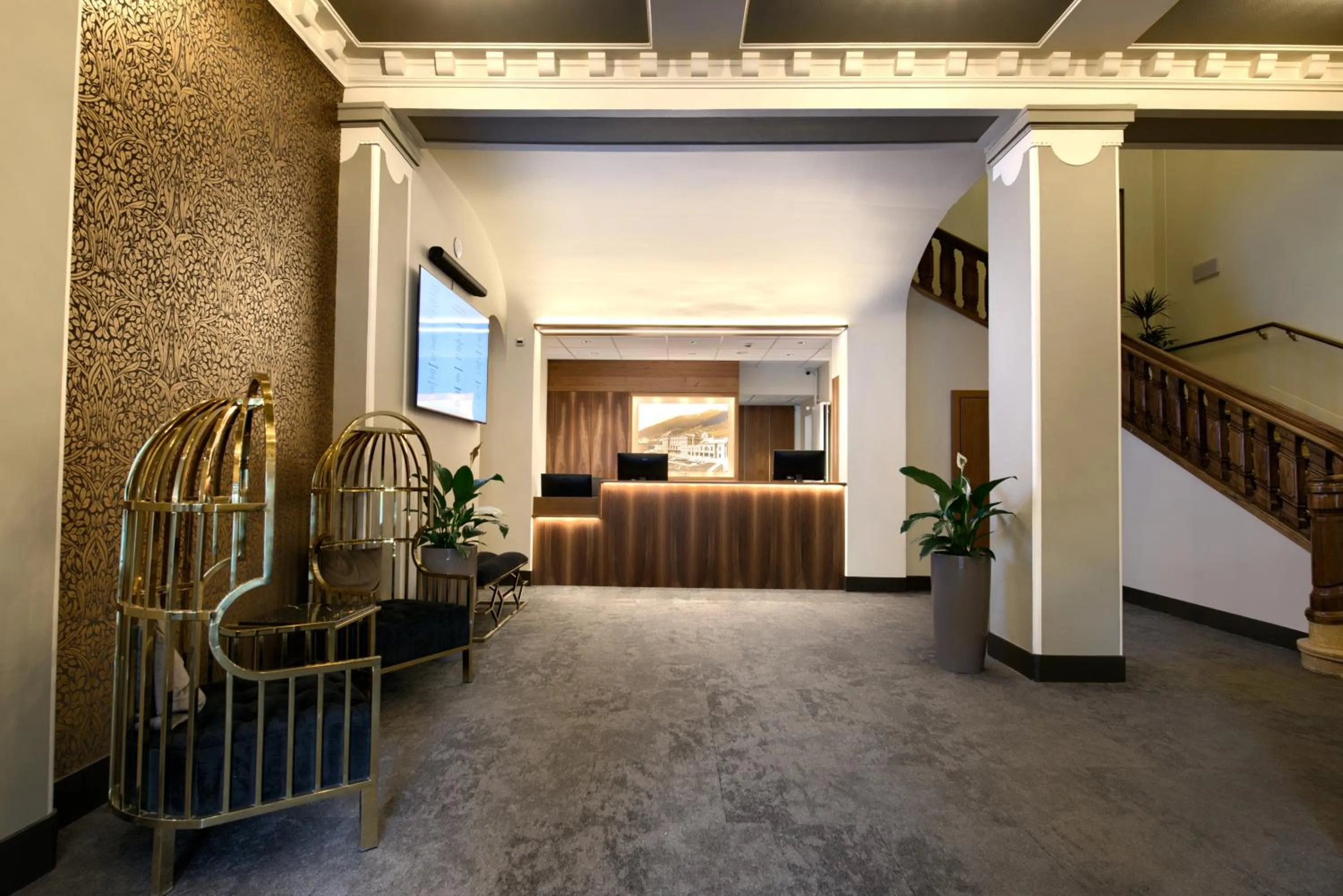 Lobby or reception in Hotel Europe