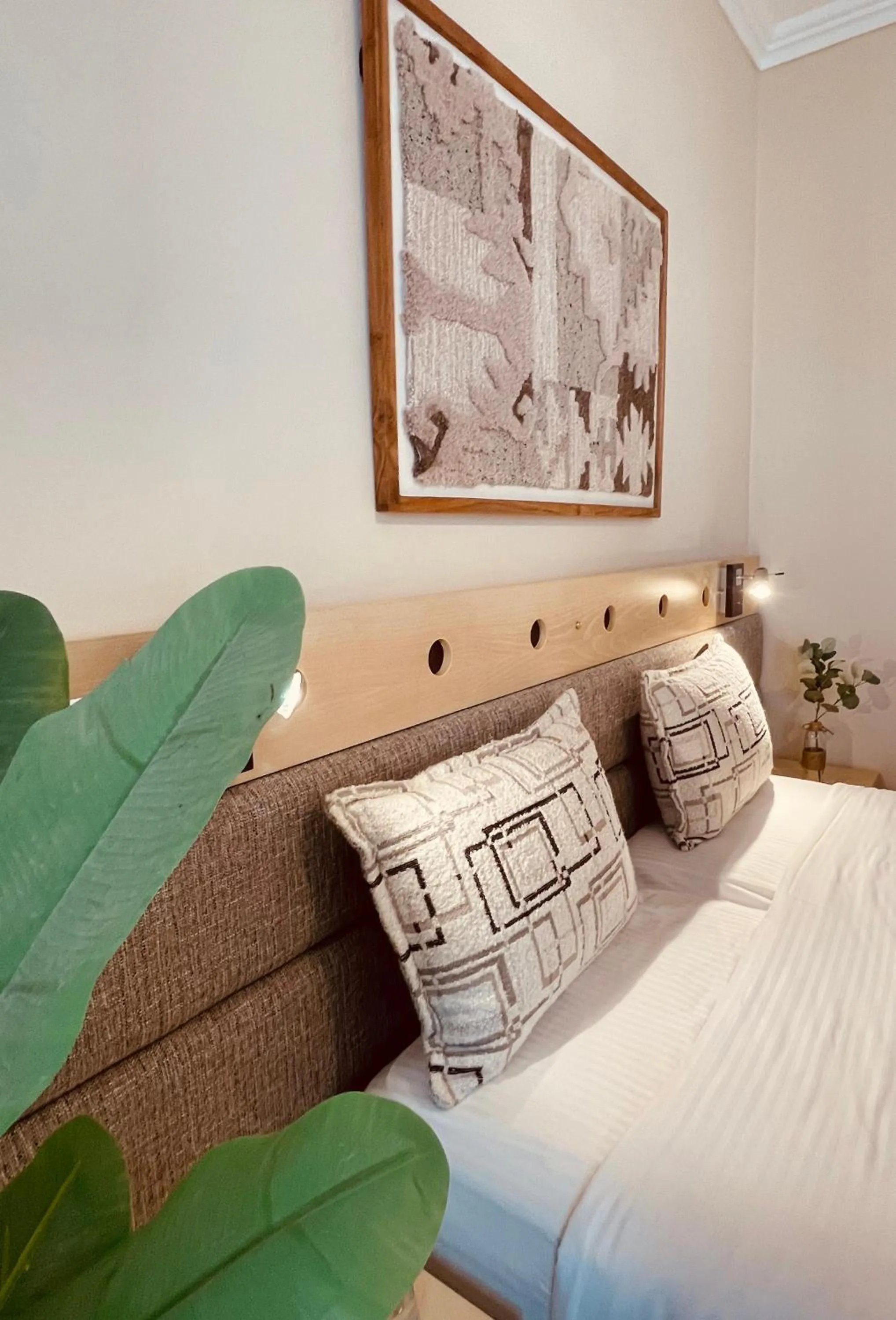 Bed in Semiramis Guesthouse